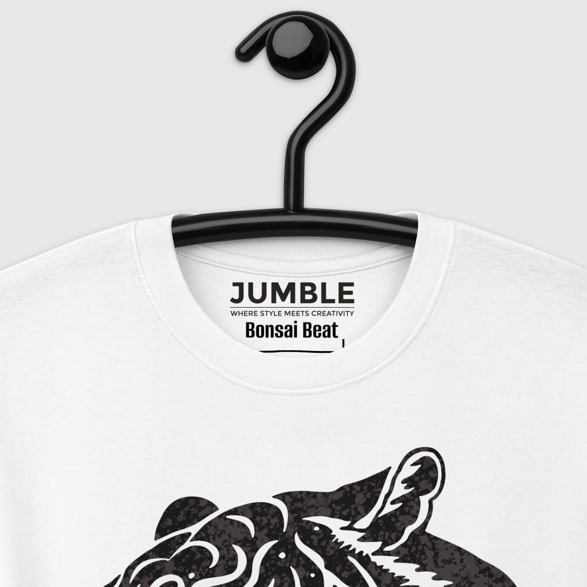 Jiyū no Tora Men's Premium Heavyweight T-Shirt  | Cotton Heritage - Image 9