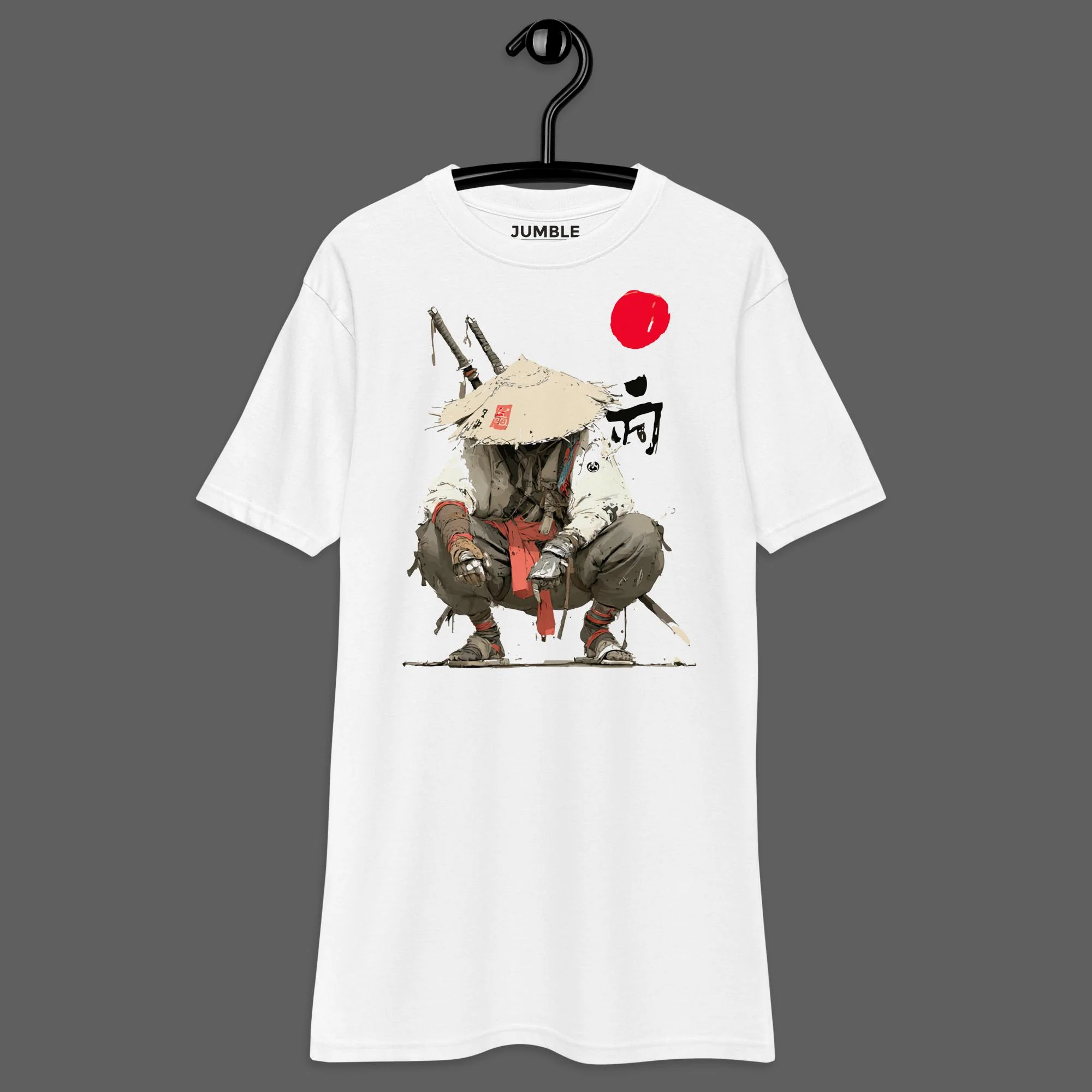 Kagehōsha (影法者 – Shadow Walker) Men's Premium Heavyweight T-Shirt | Cotton Heritage