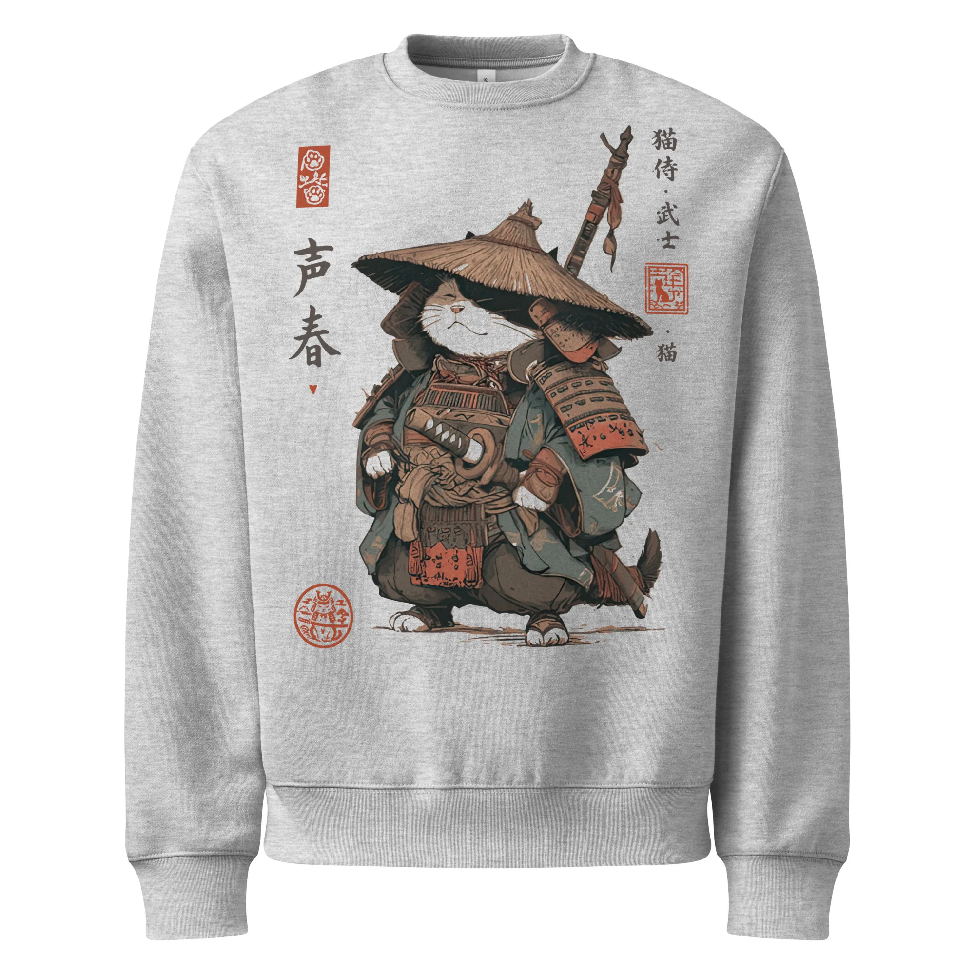 Katana Paws Oversized heavyweight sweatshirt | Bella + Canvas