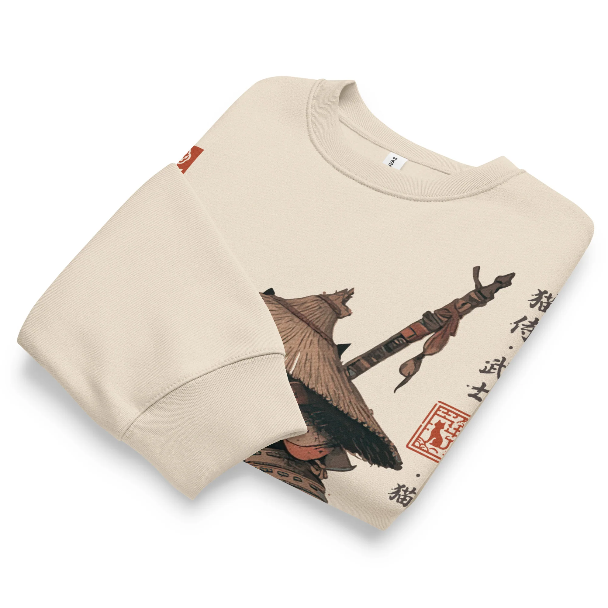 Katana Paws Oversized heavyweight sweatshirt | Bella + Canvas - Image 4