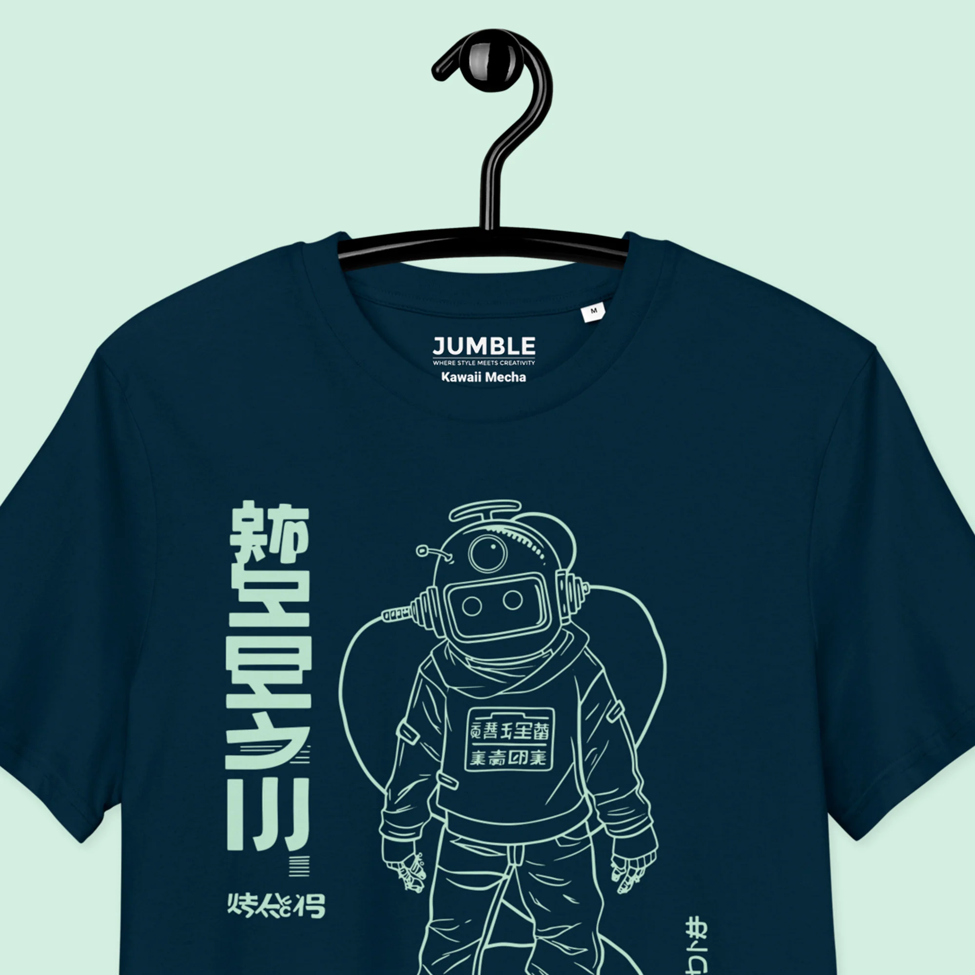 Kawaii Mecha premium organic cotton T-Shirt | Stanley/Stella - Image 4