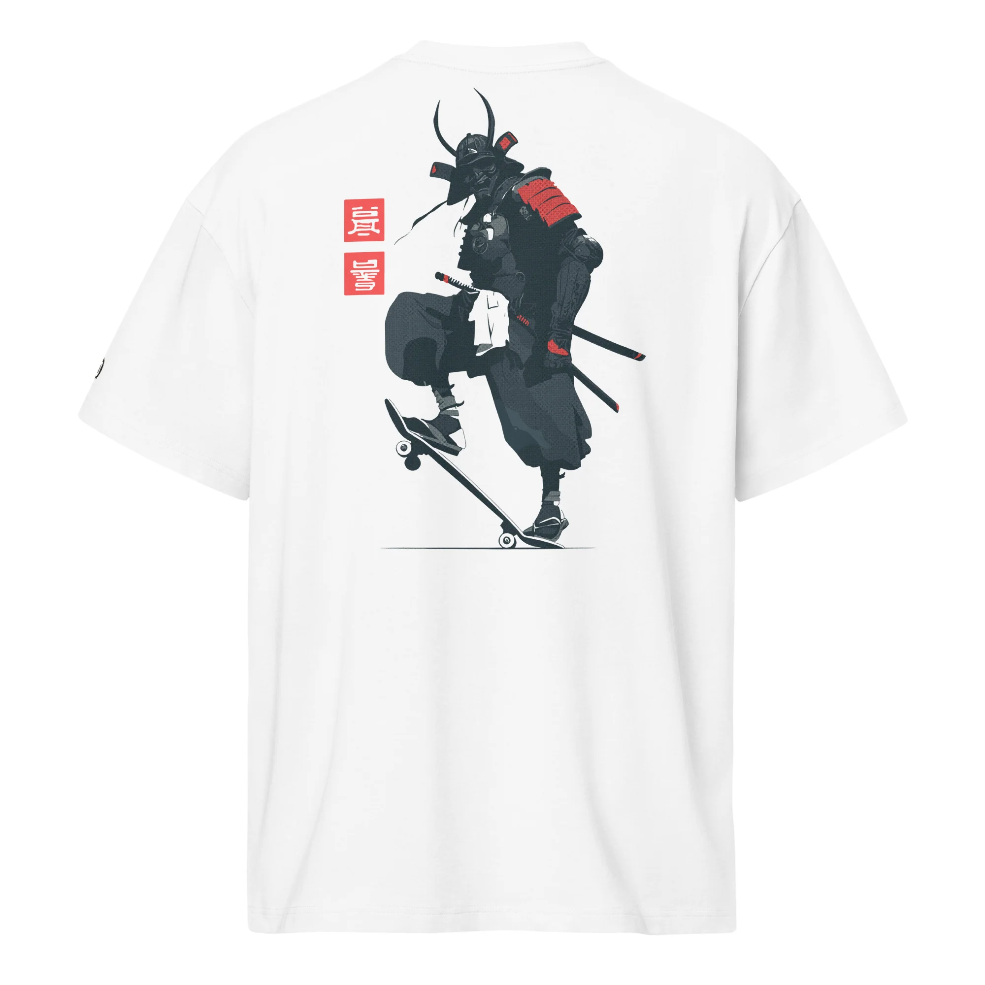 Kickflip Kensei Men’s Boxy Heavyweight T-Shirt (Back Print) | Cotton Heritage - Image 7