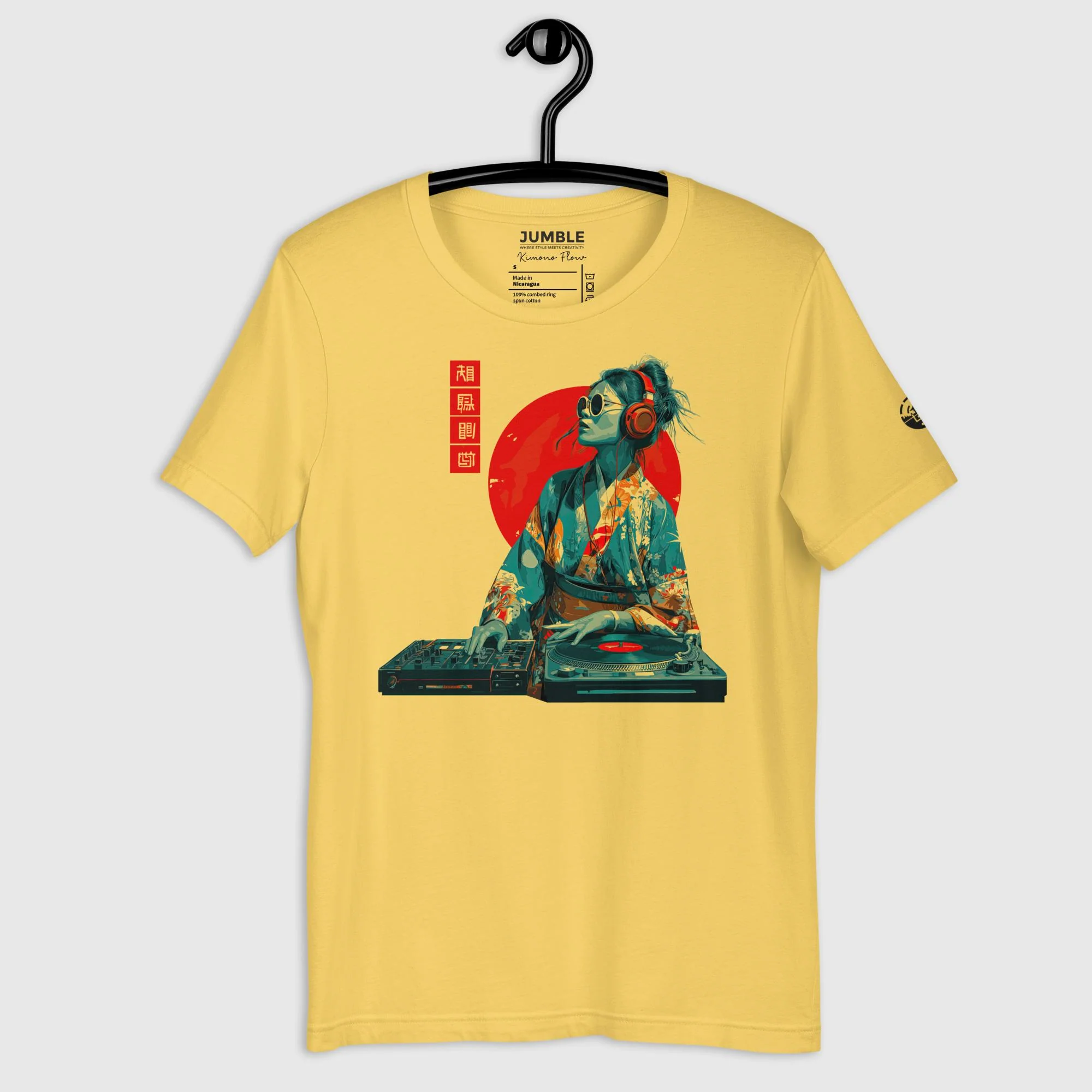 Kimono Flow Modern Regular Fit T-Shirt | Bella+Canvas - Image 3