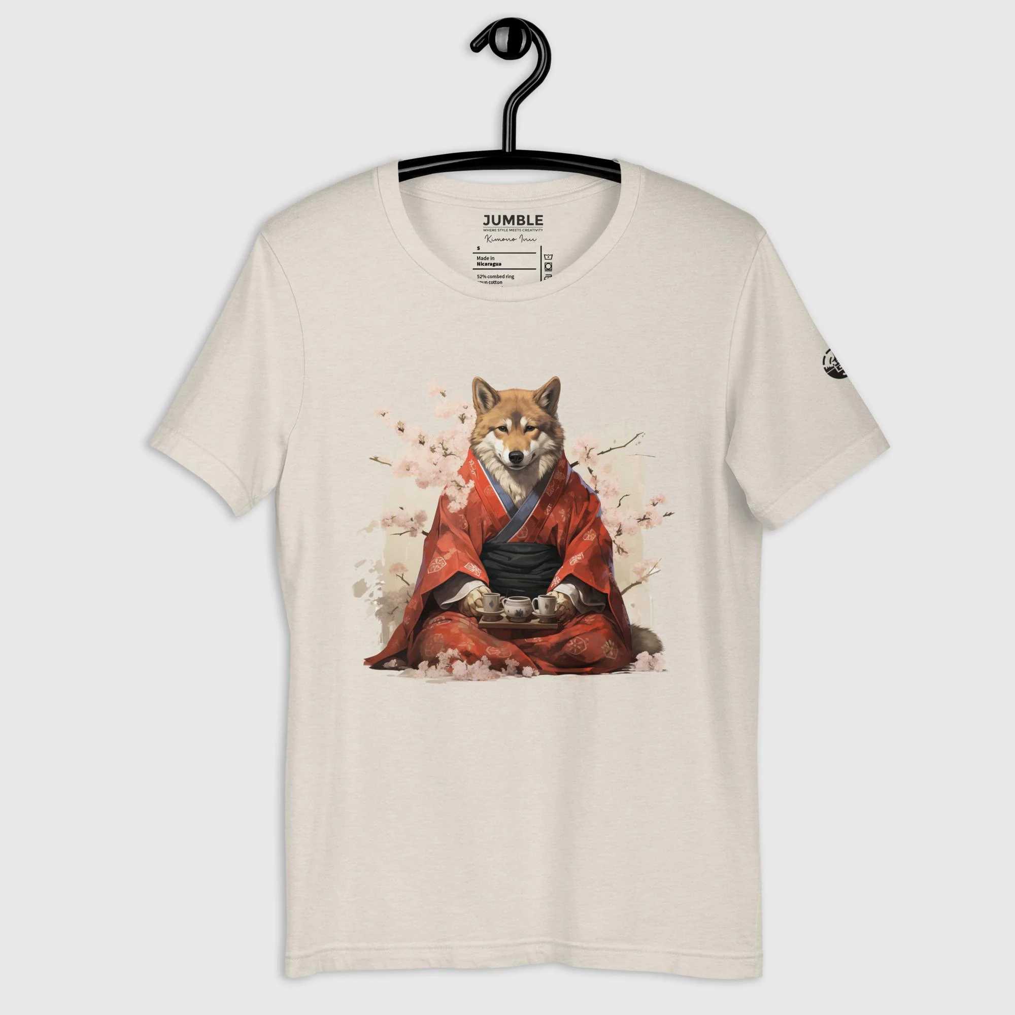 Kimono Inu Modern Regular Fit T-Shirt | Bella+Canvas