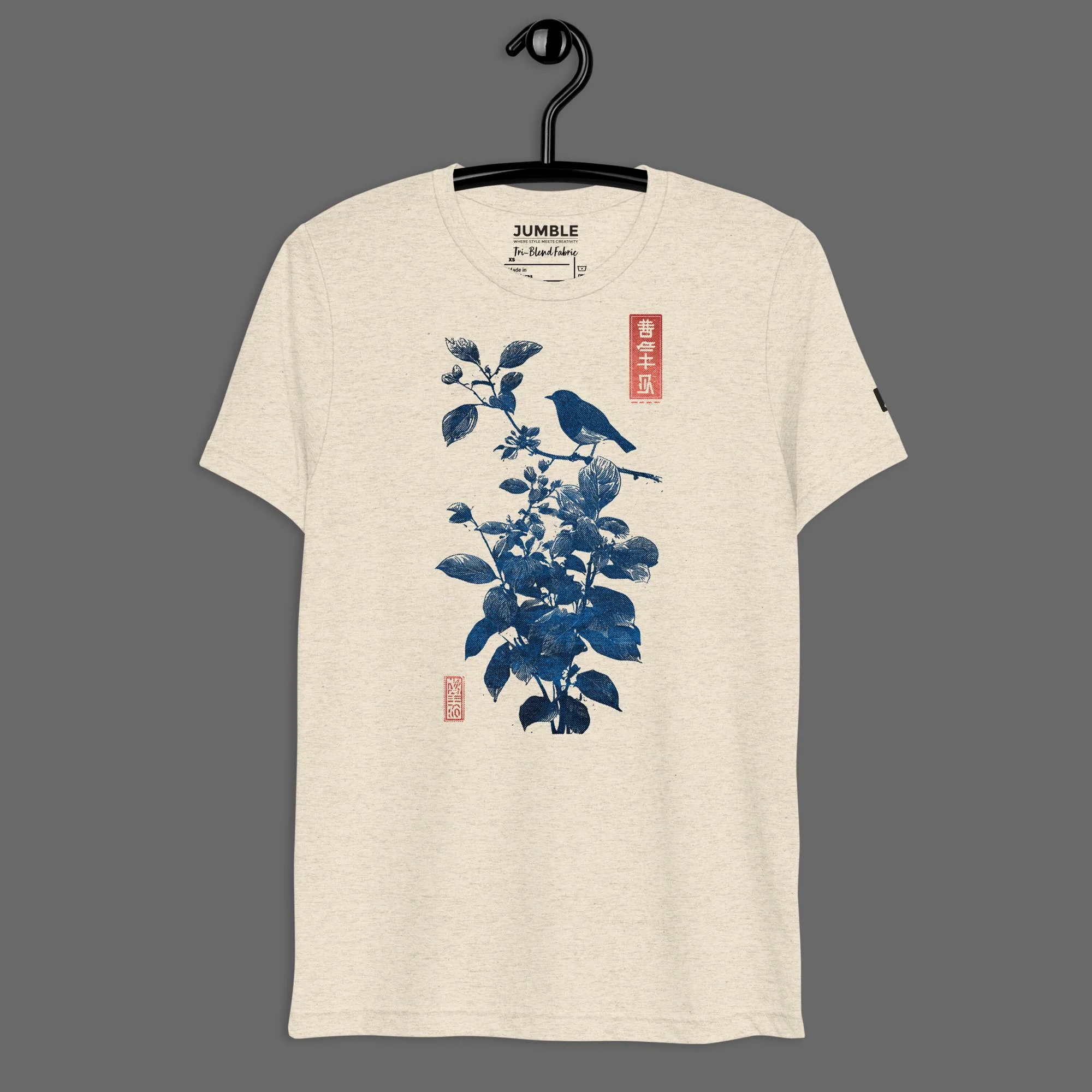 Kotori Lightweight Short Sleeve Vintage T-Shirt | Tri-Blend