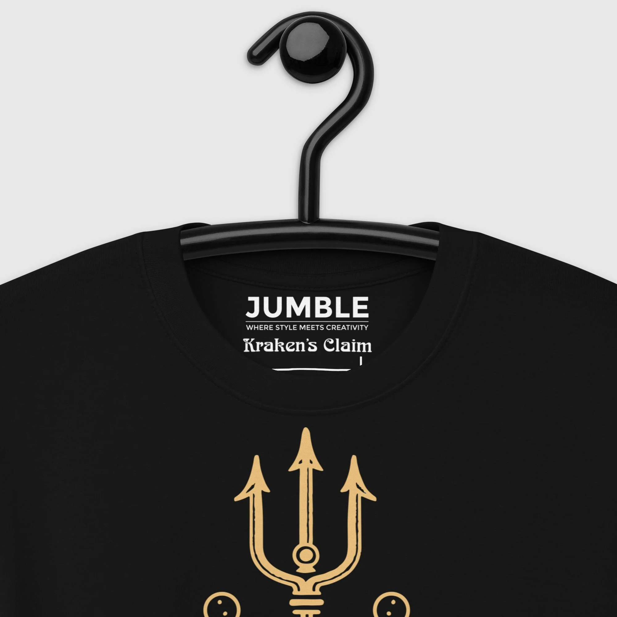 Kraken’s Claim Men's Premium Heavyweight T-Shirt | Cotton Heritage - Image 5