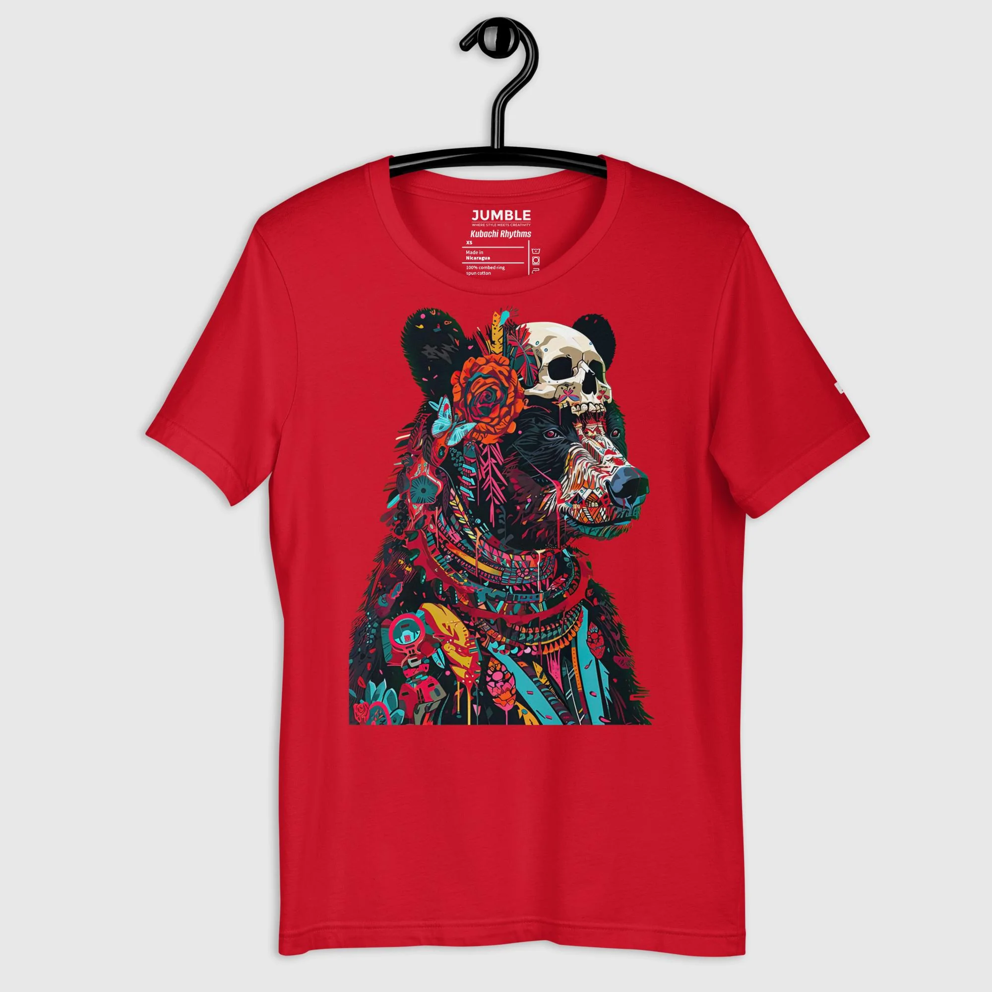 Kubachi Rhythms Modern Regular Fit T-Shirt | Bella+Canvas