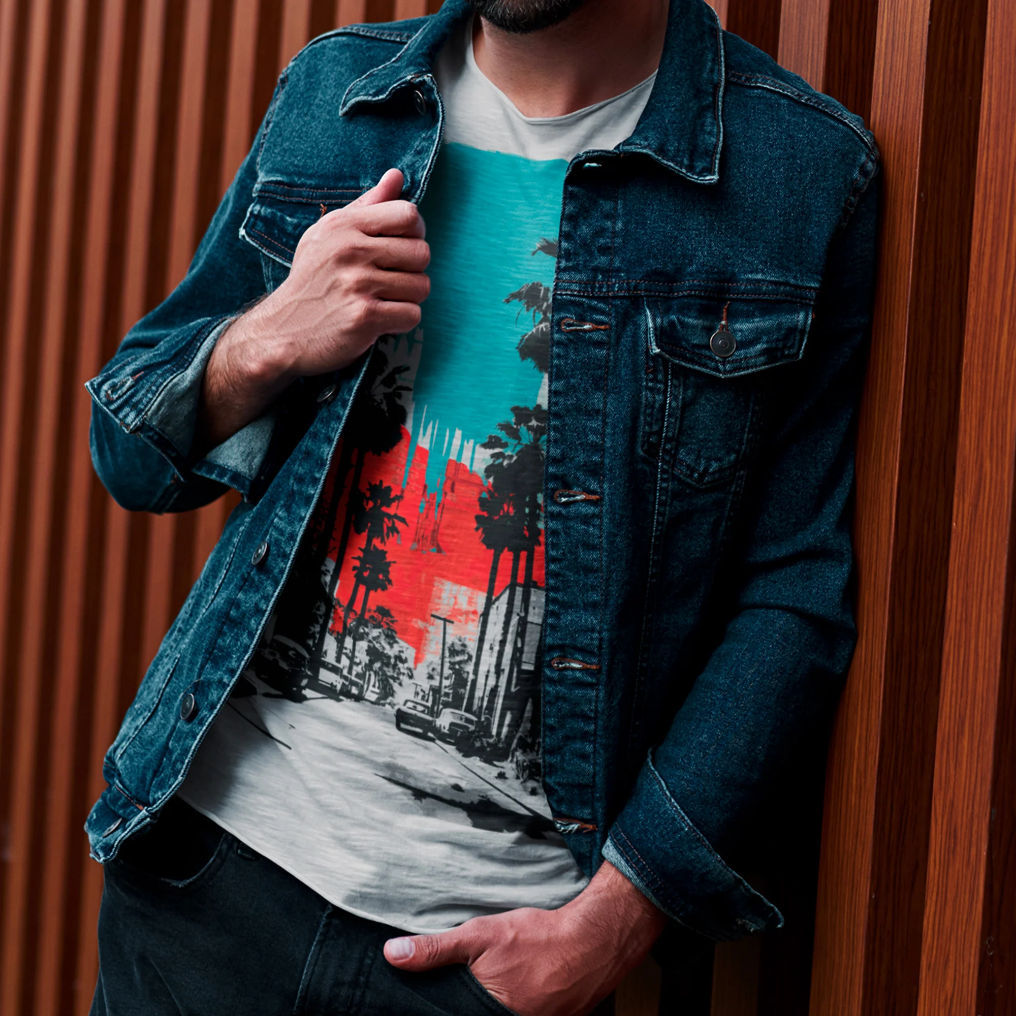 LA Dreams organic cotton T-Shirt | Stanley/Stella - Image 2
