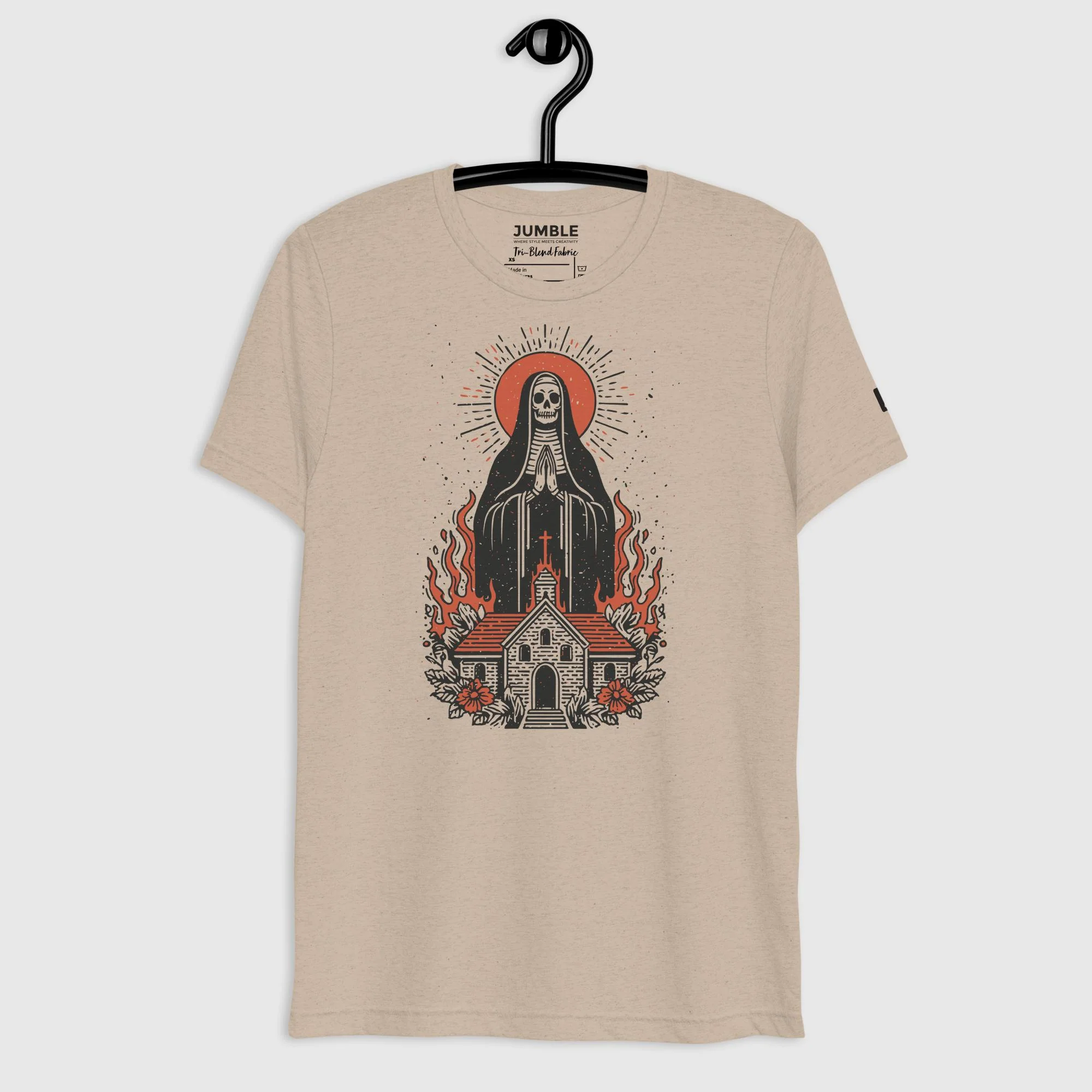 Last Benediction Lightweight Short Sleeve Vintage T-Shirt | Tri-Blend