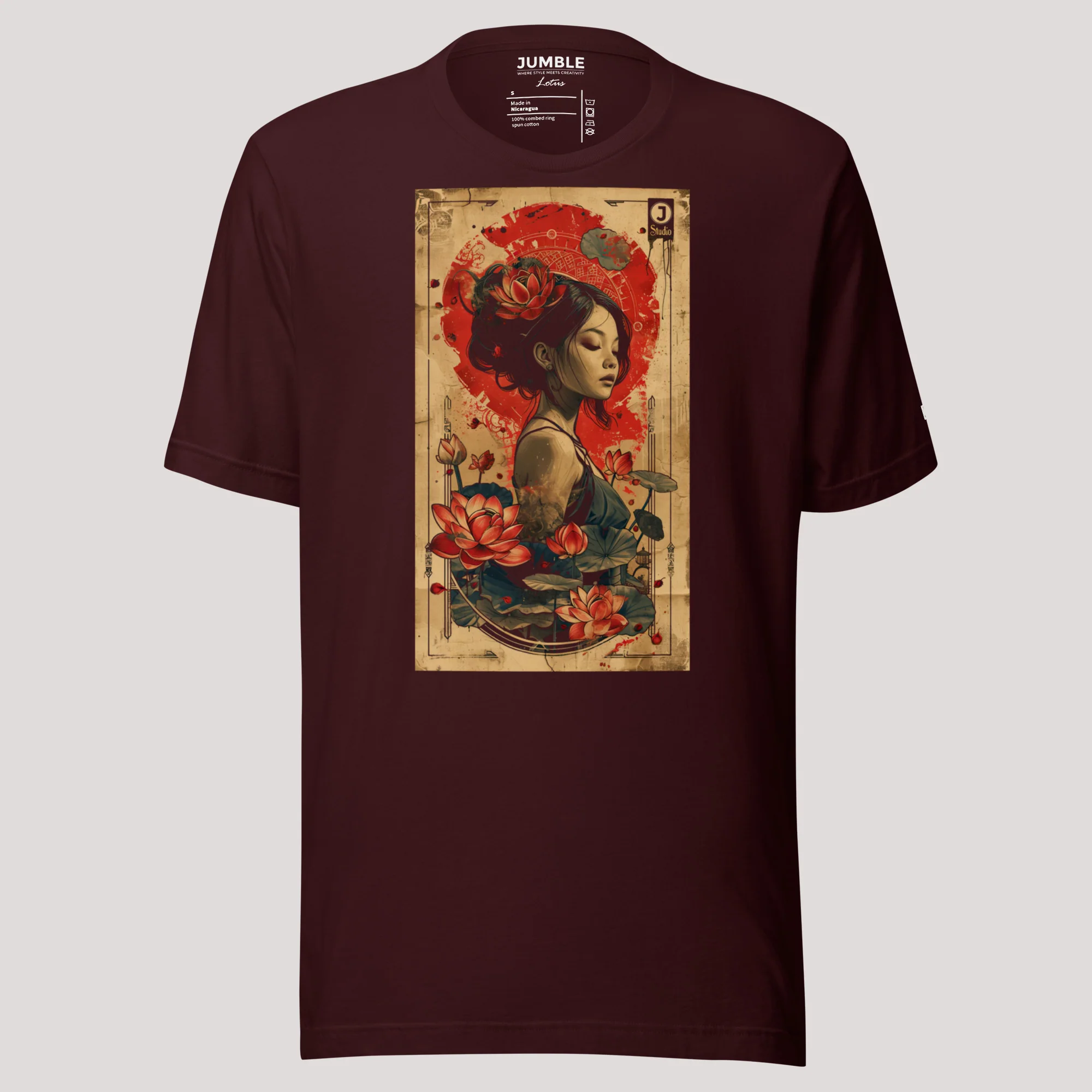 Lotus Modern Regular Fit T-Shirt | Bella+Canvas - Image 15