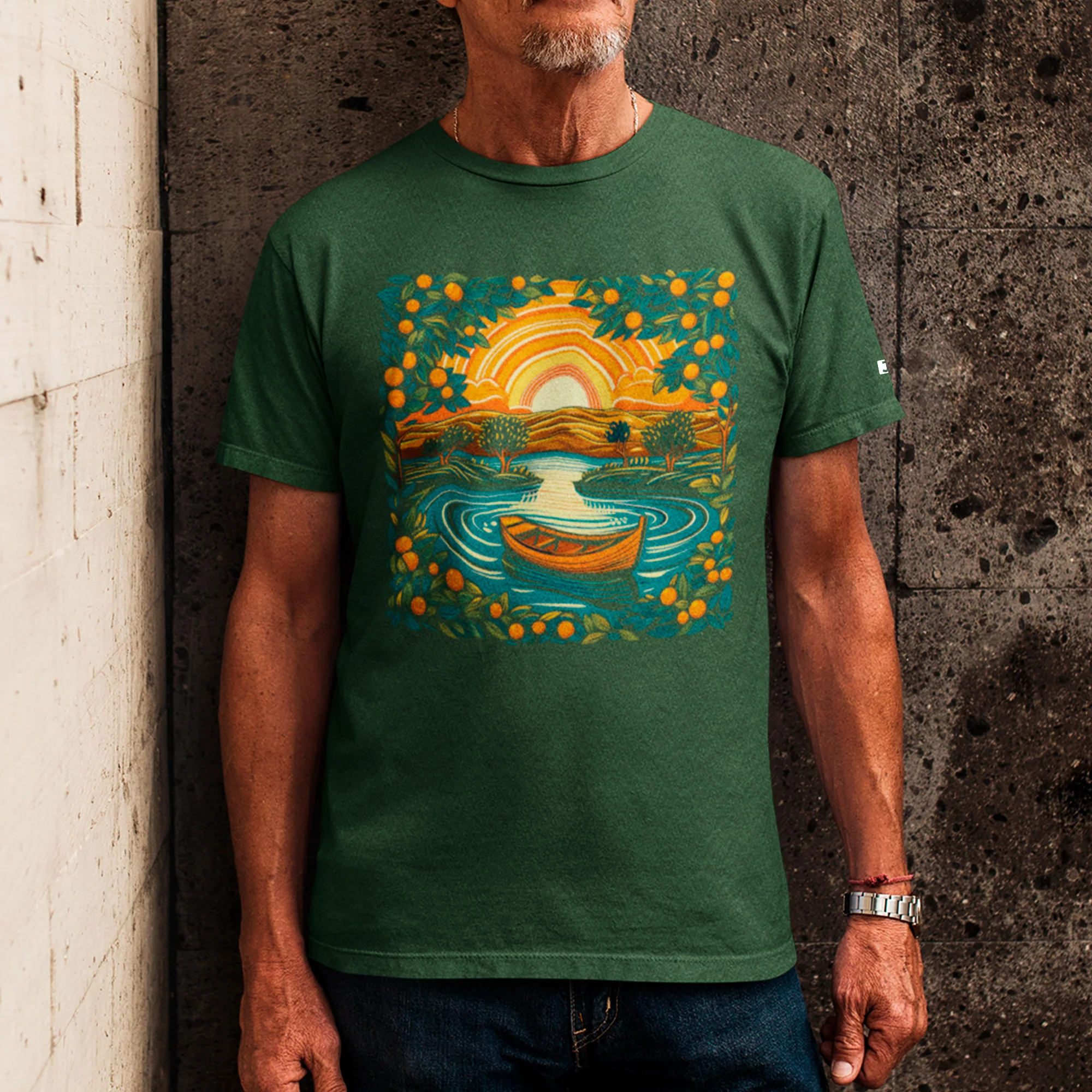 Marmalade Skies Modern Regular Fit T-Shirt | Bella+Canvas - Image 3