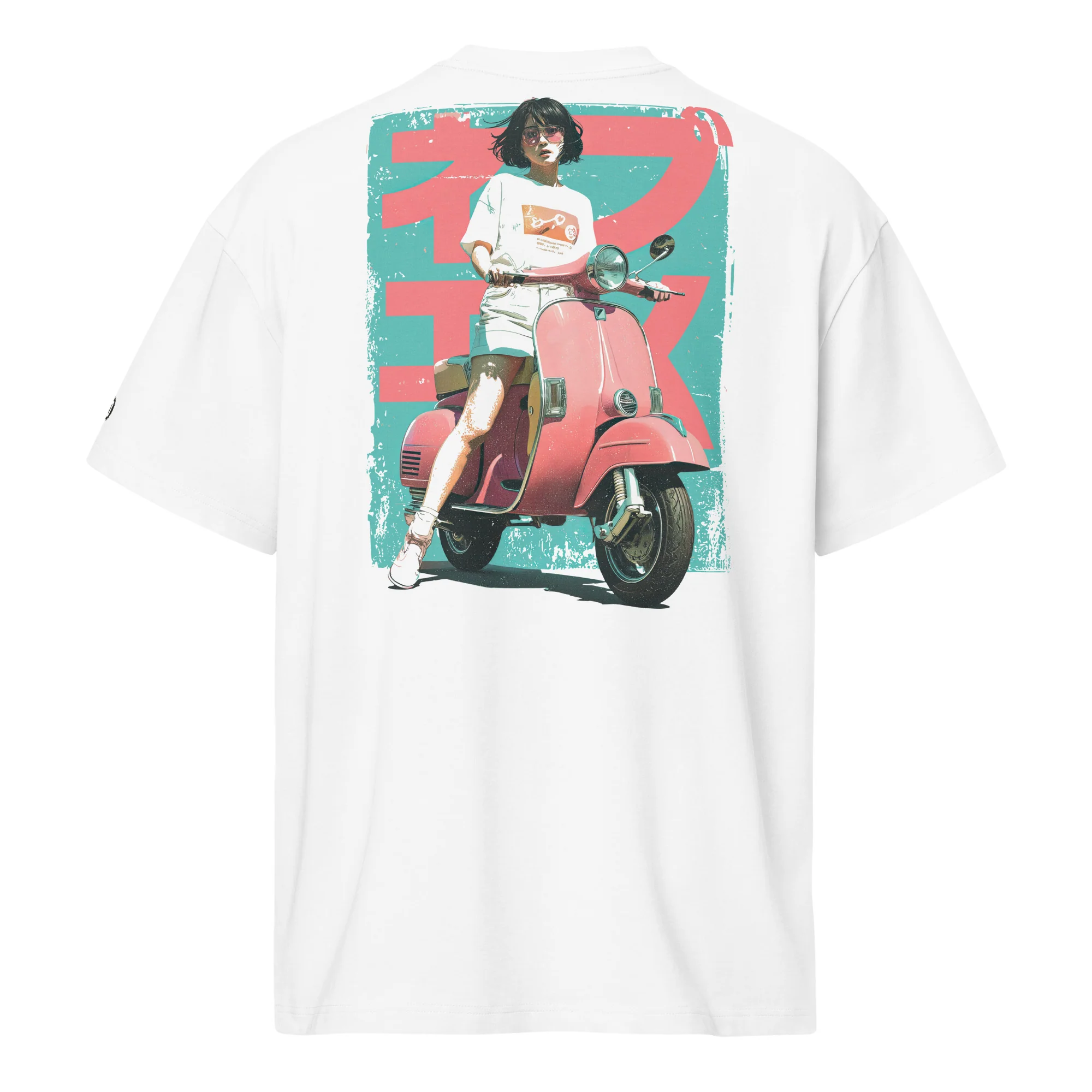 Jiyū Shōjo Men’s Boxy Heavyweight T-Shirt (Back Print) | Cotton Heritage - Image 7