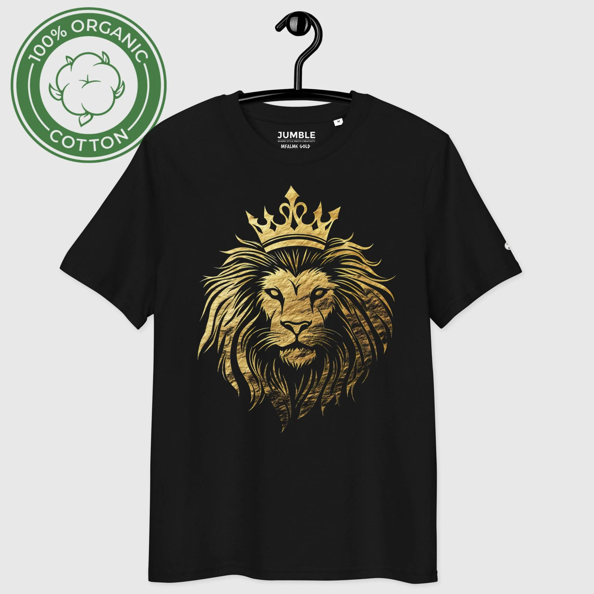 Mfalme Gold Premium Organic Cotton Medium Fit T-Shirt | Stanley/Stella