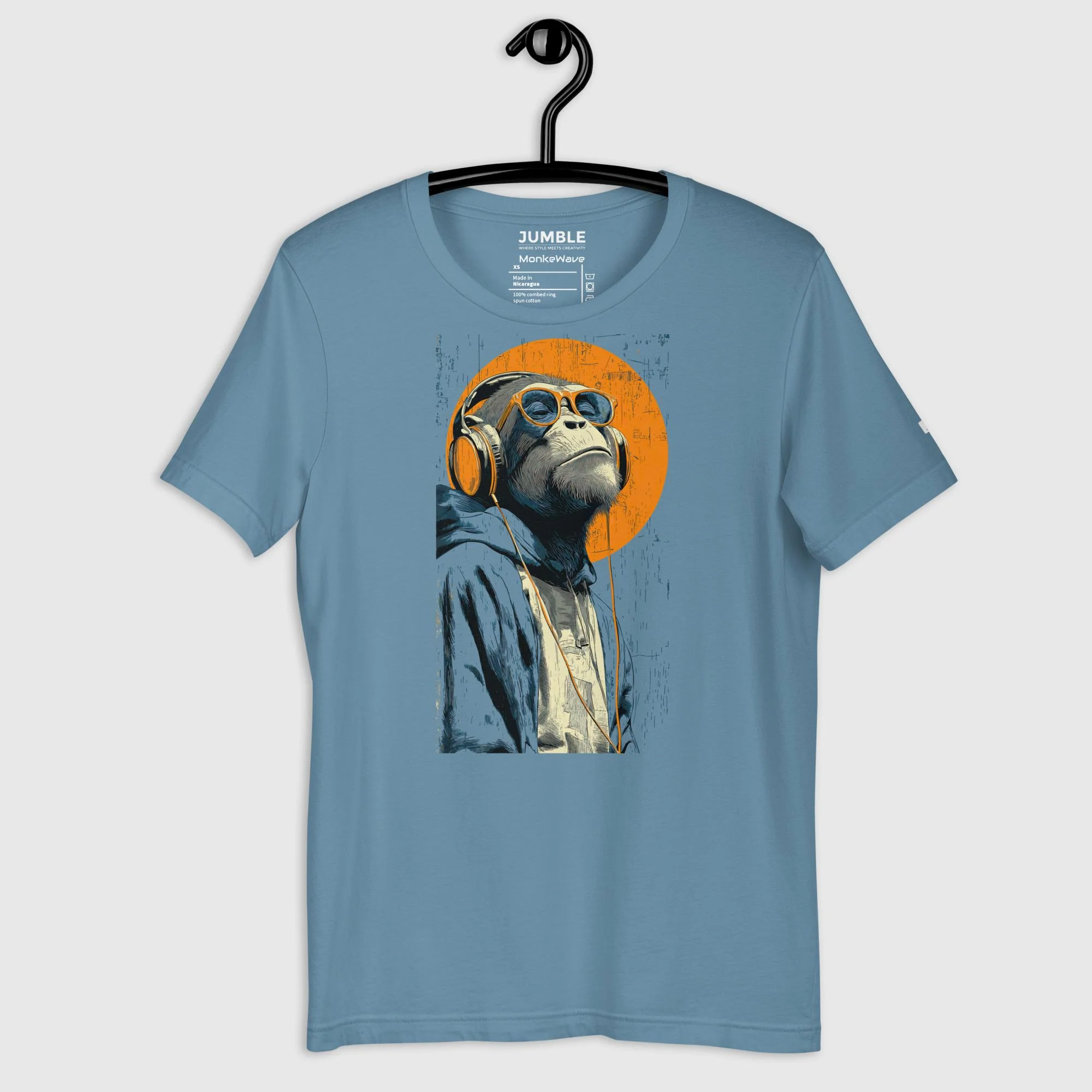 Monkewave Modern Regular Fit T-Shirt | Bella+Canvas - Image 3