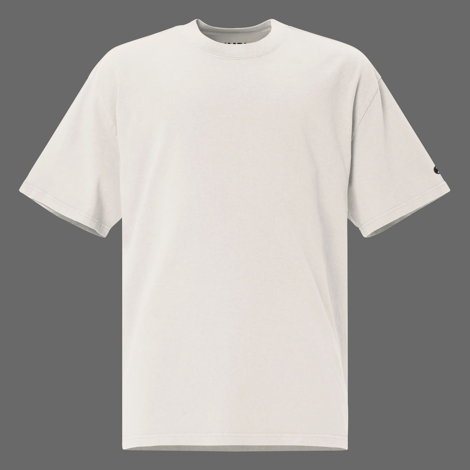 Monku Men's Oversized Faded T-Shirt (back print)  | AS Colour - Image 3