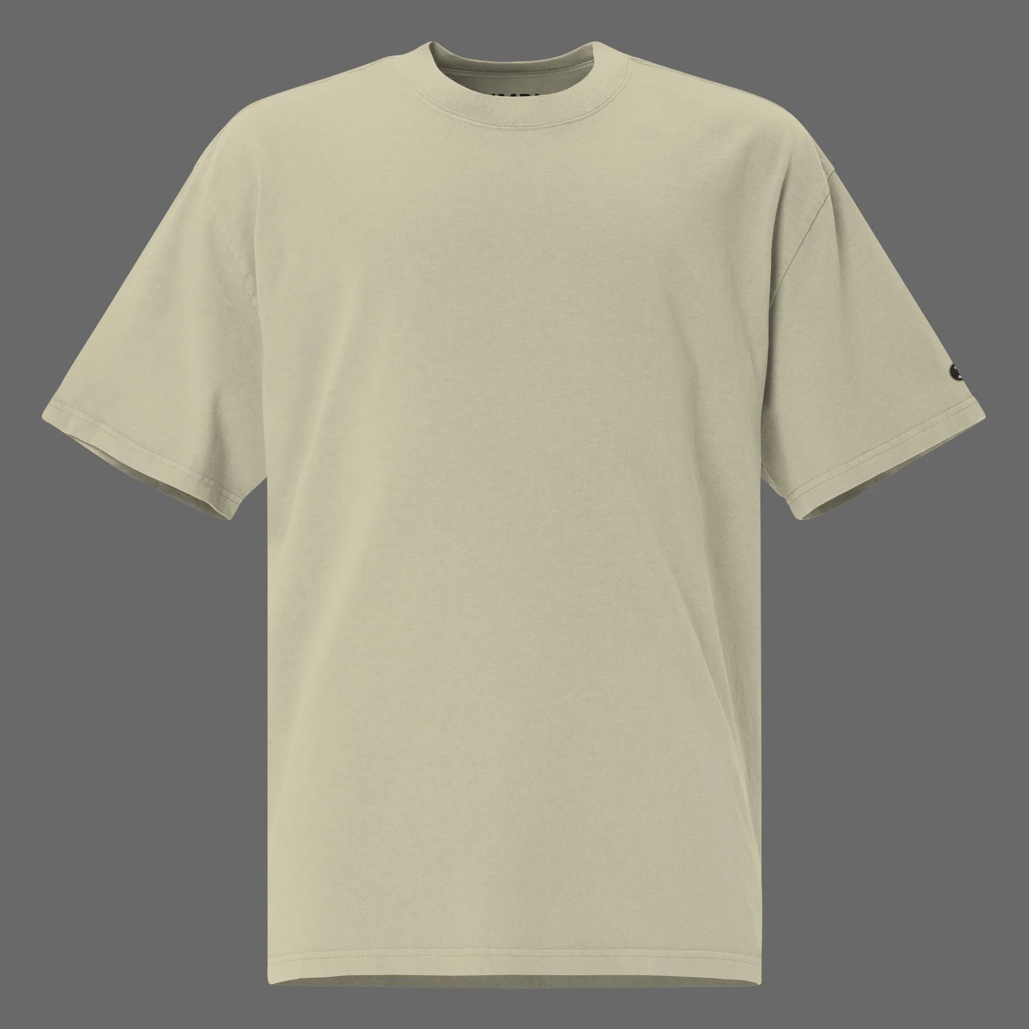 Monku Men's Oversized Faded T-Shirt (back print)  | AS Colour - Image 4