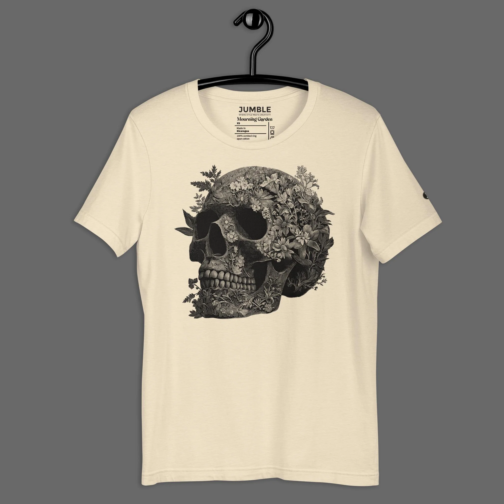 Mourning Garden Modern Regular Fit T-Shirt | Bella+Canvas - Image 5