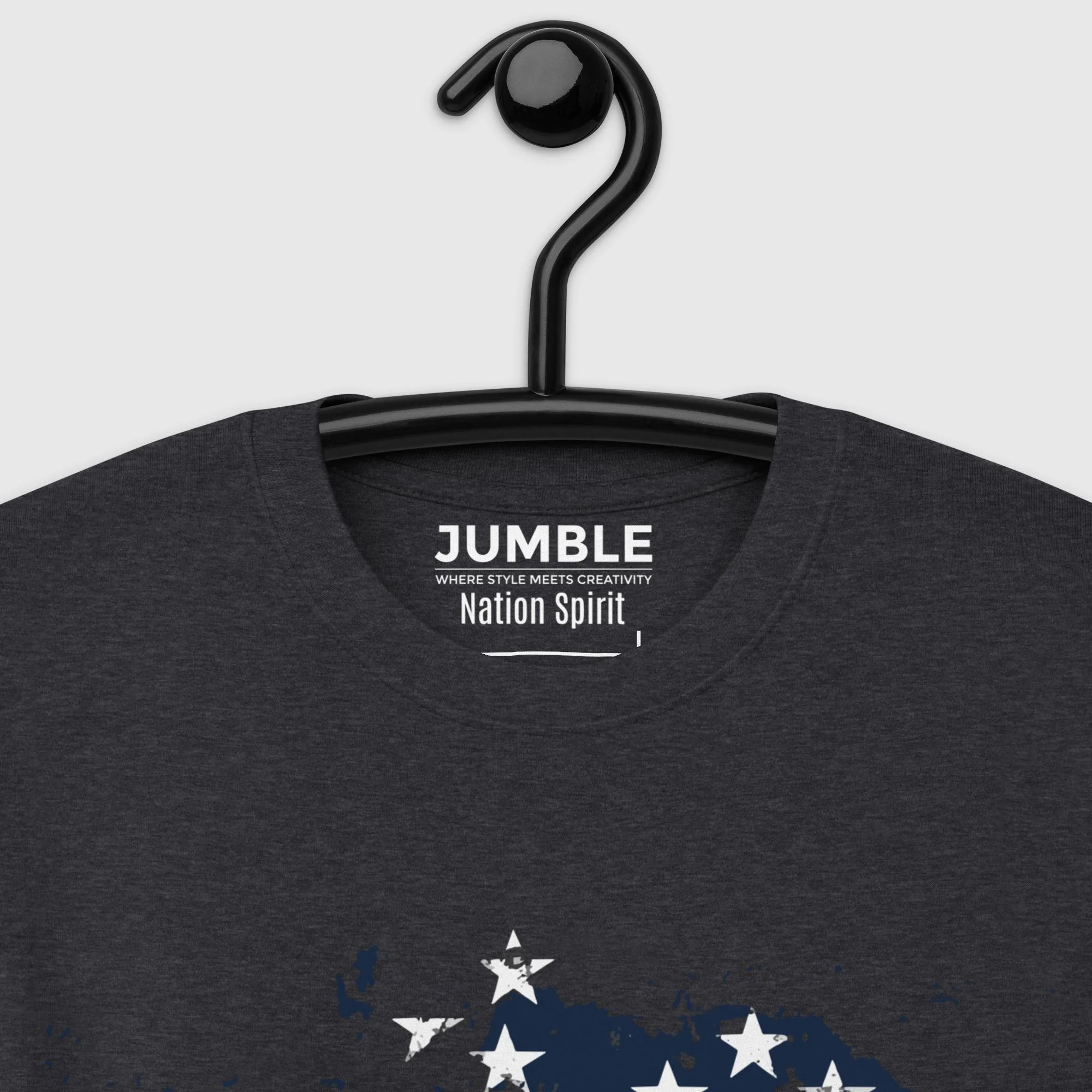 Nation Spirit Men's Premium Heavyweight T-Shirt  | Cotton Heritage - Image 6