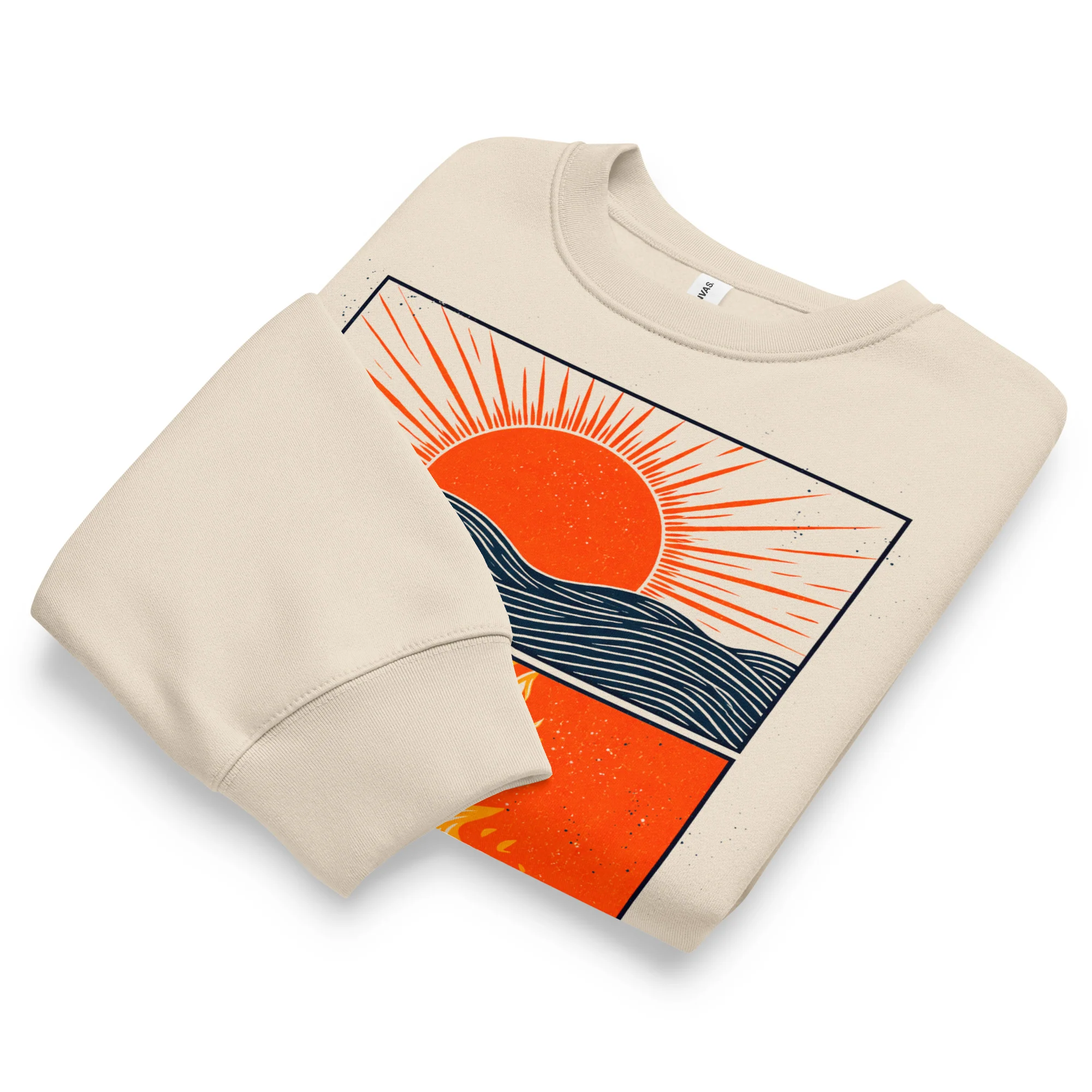 Natural Order Oversized Heavyweight Sweatshirt | Bella + Canvas - Image 3