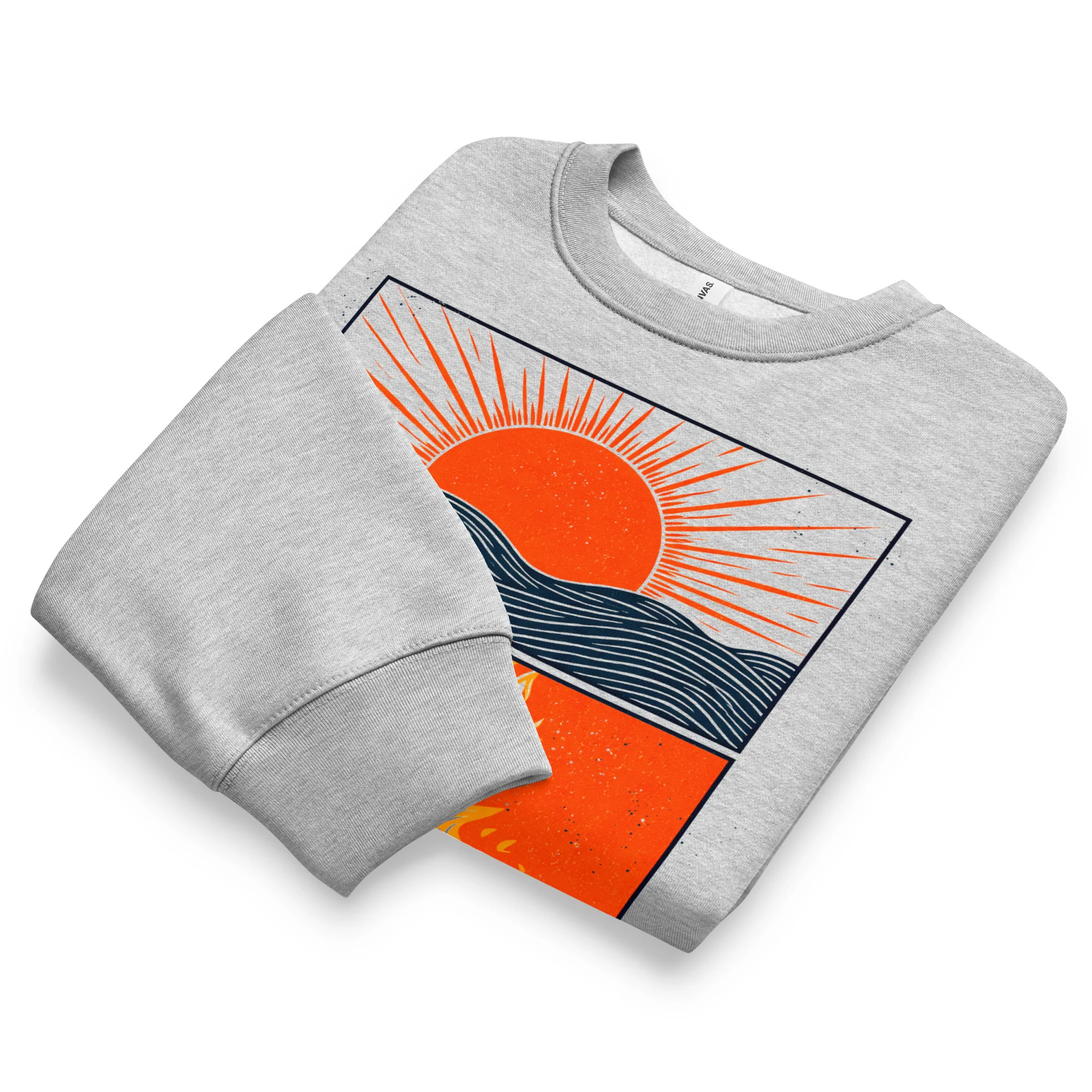 Natural Order Oversized Heavyweight Sweatshirt | Bella + Canvas - Image 4