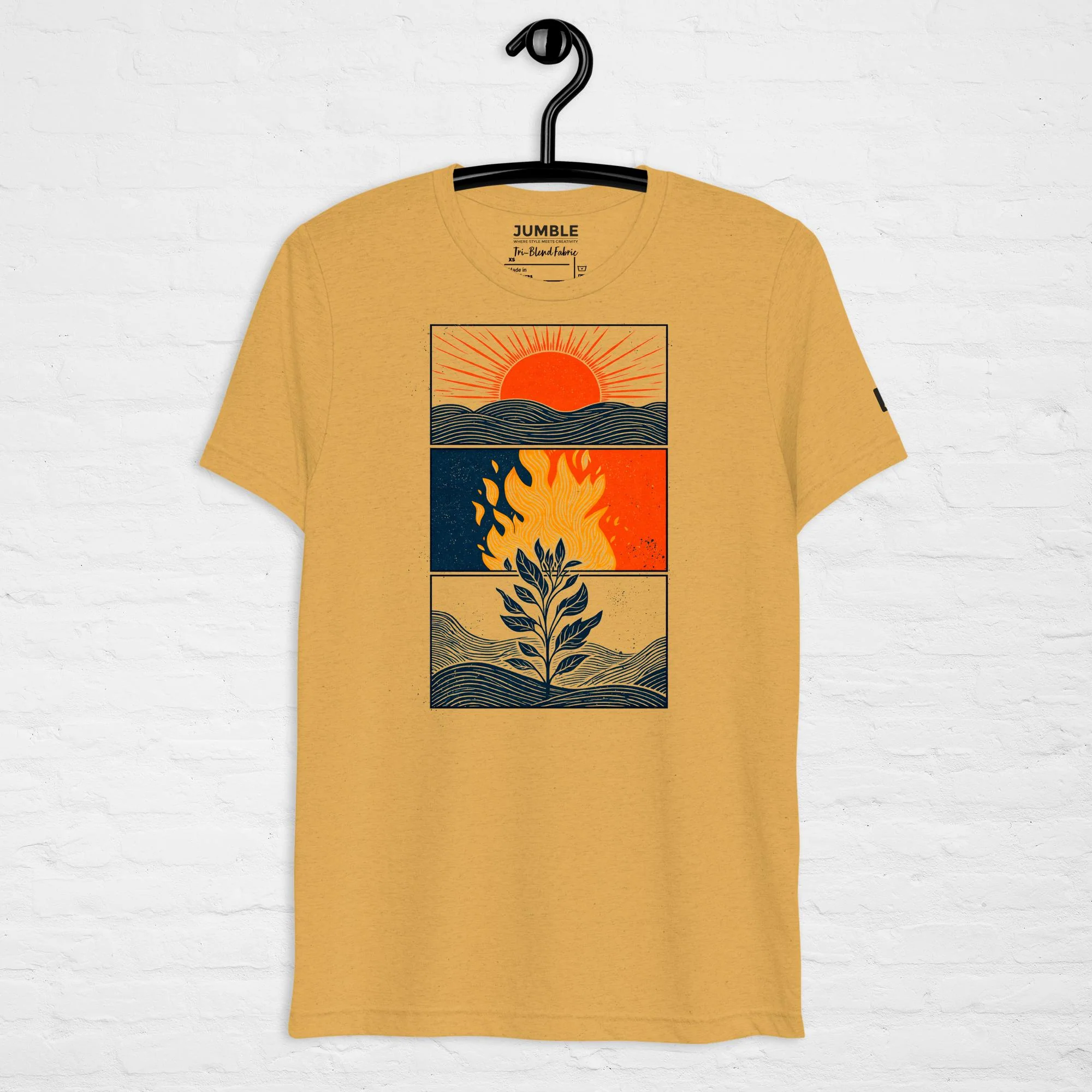 Natural Order Lightweight Short Sleeve Vintage T-Shirt | Tri-Blend - Image 2