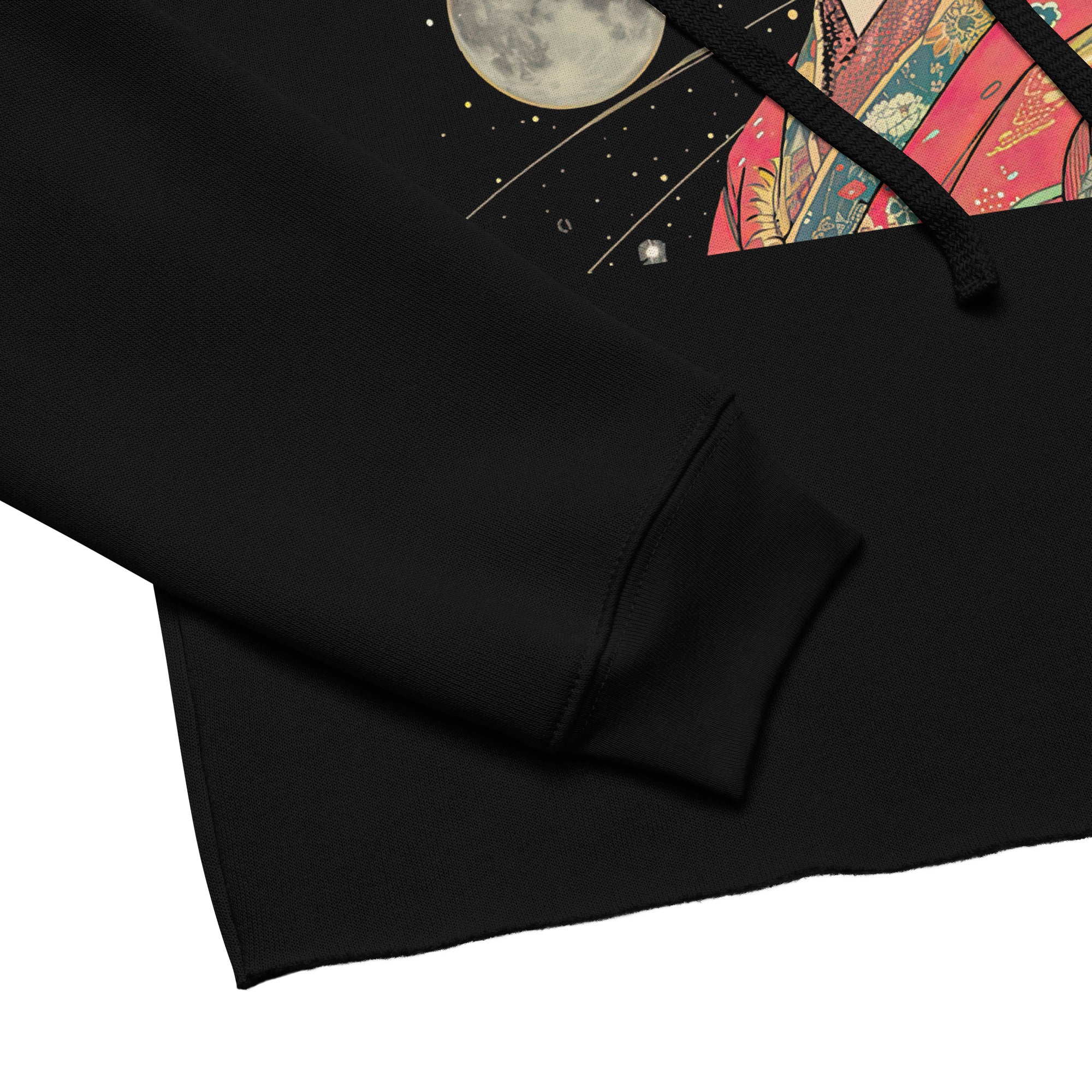 Nebula Blossom Women’S Cropped Hoodie | Bella + Canvas | AS Colour - Image 2