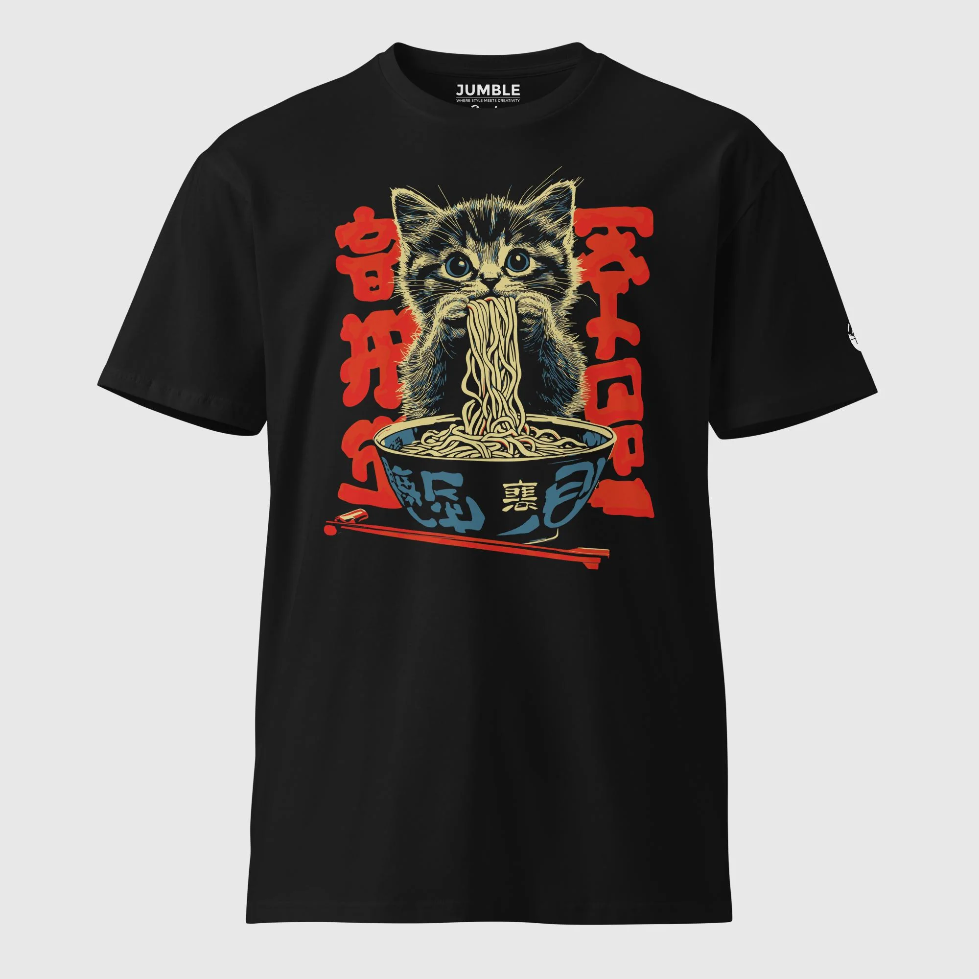 Neko Noodles Premium Regular Fit T-Shirt | AS Colour