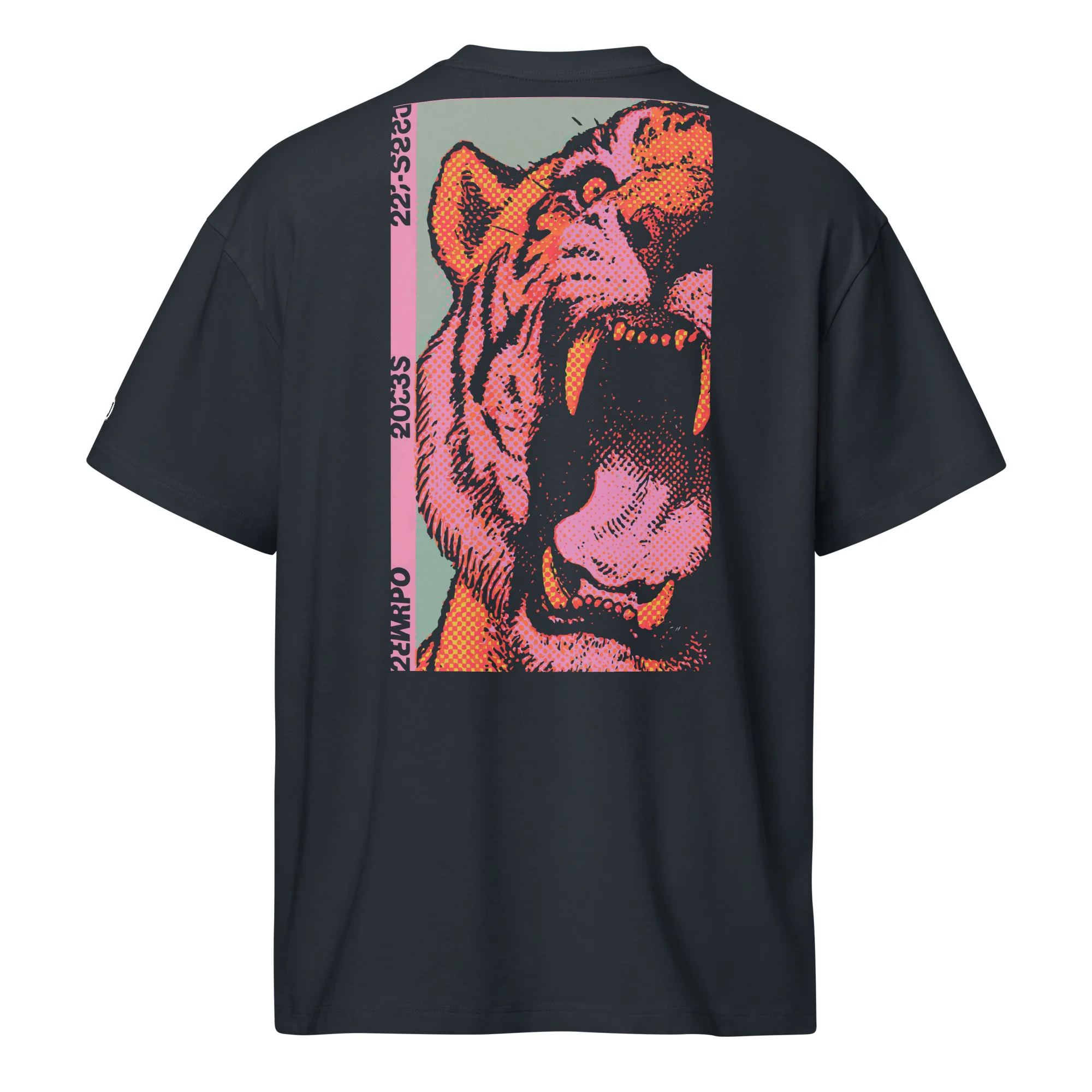 No Masters Men’s Boxy Heavyweight T-Shirt (Back Print) | Cotton Heritage - Image 5