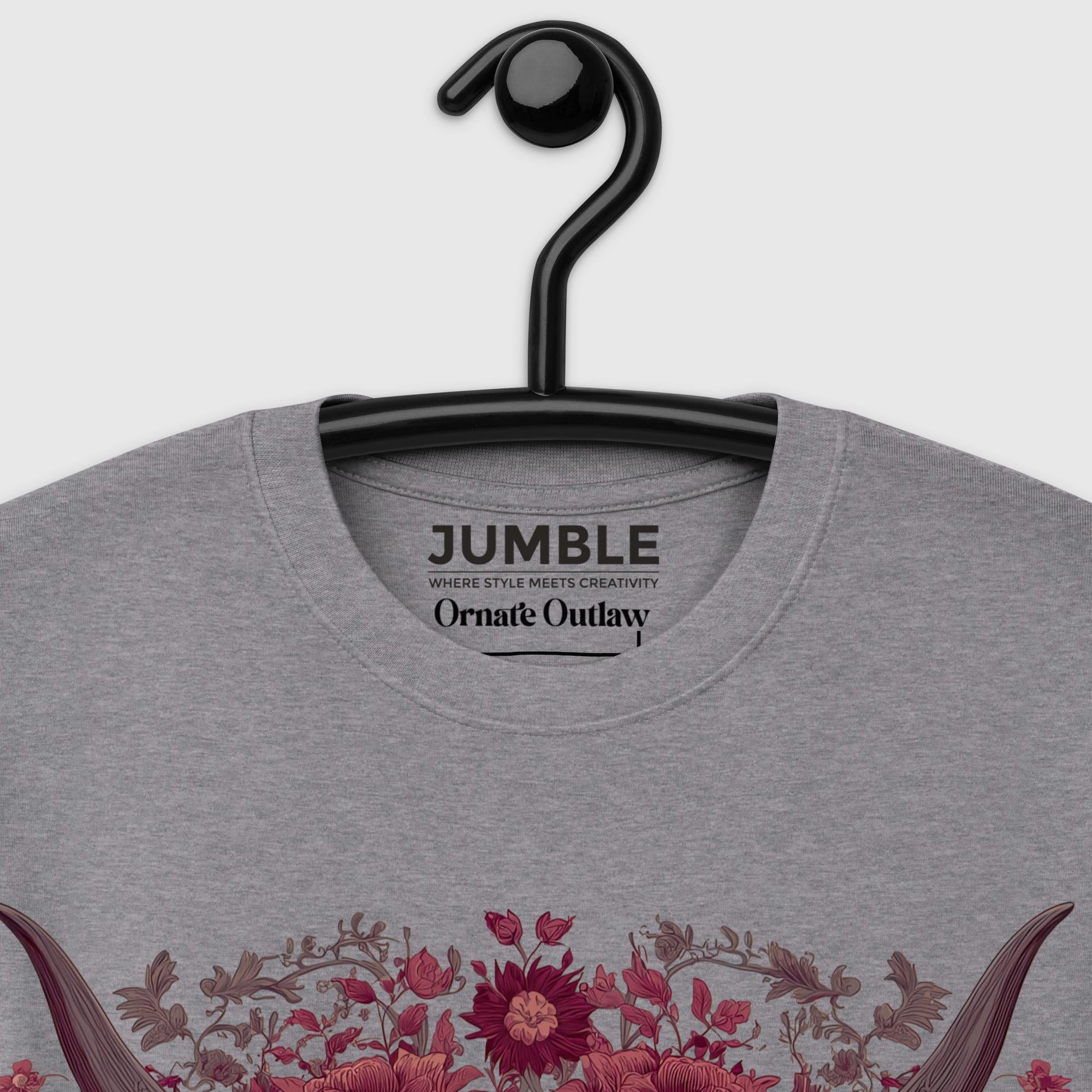 Ornate Outlaw Men's Premium Heavyweight T-Shirt | Cotton Heritage - Image 4