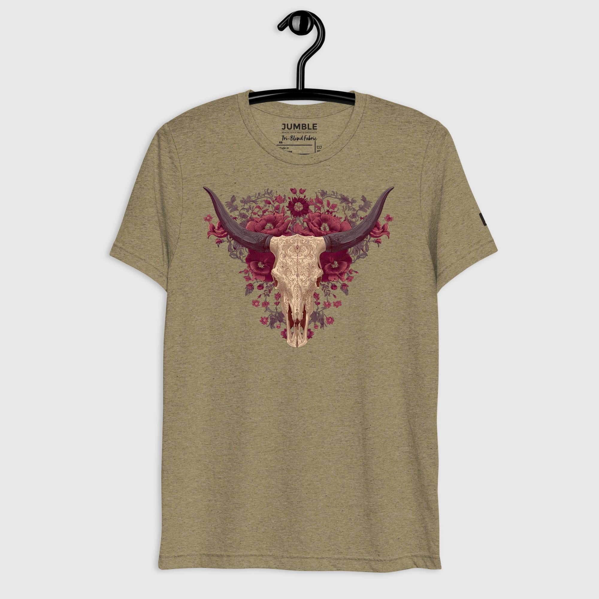 Ornate Outlaw Lightweight Short Sleeve Vintage T-Shirt | Tri-Blend - Image 3