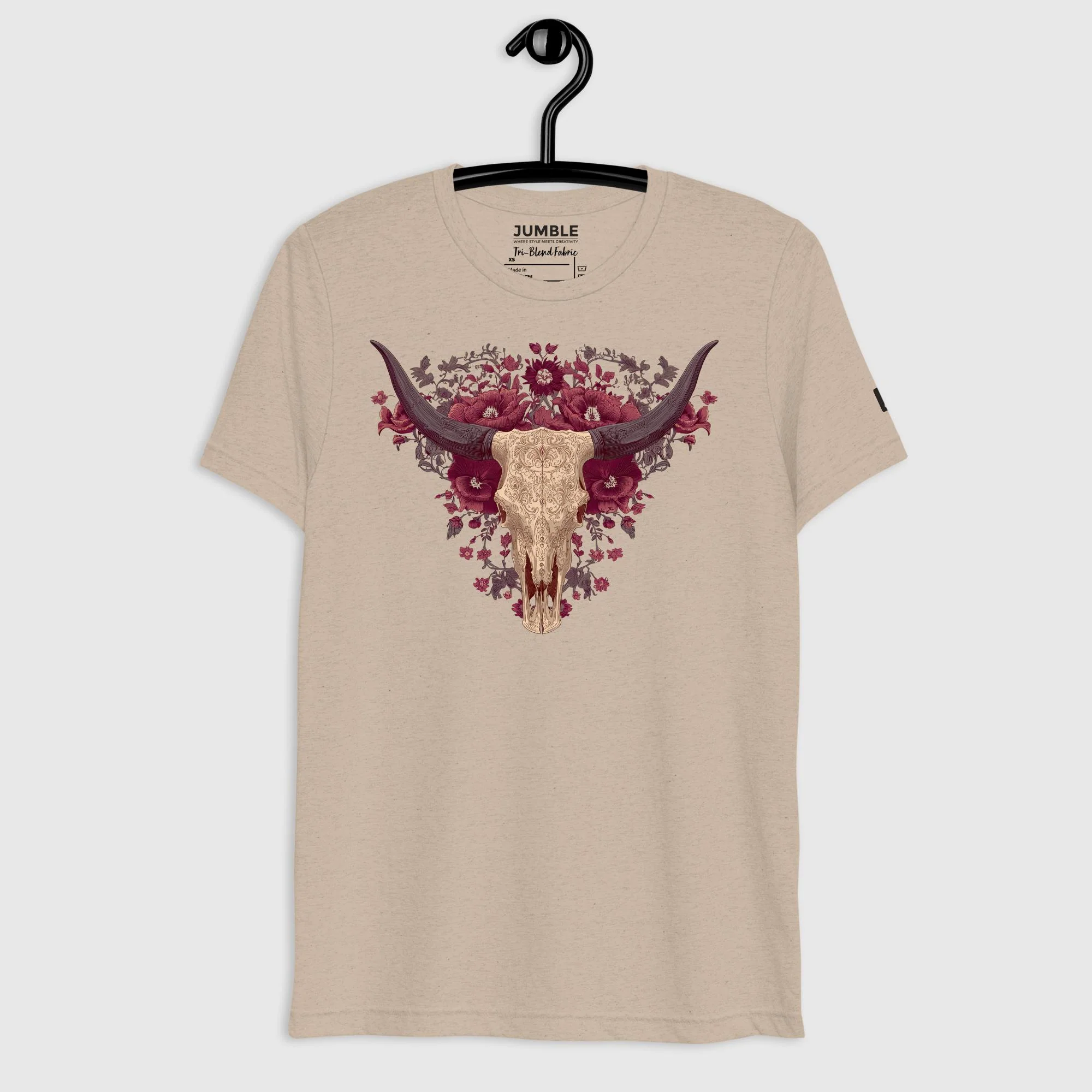 Ornate Outlaw Lightweight Short Sleeve Vintage T-Shirt | Tri-Blend - Image 4