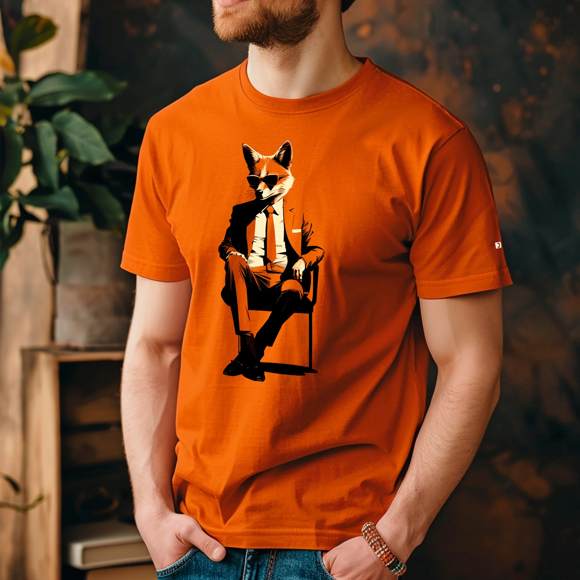 Outfoxed Modern Regular Fit T-Shirt | Bella+Canvas - Image 2