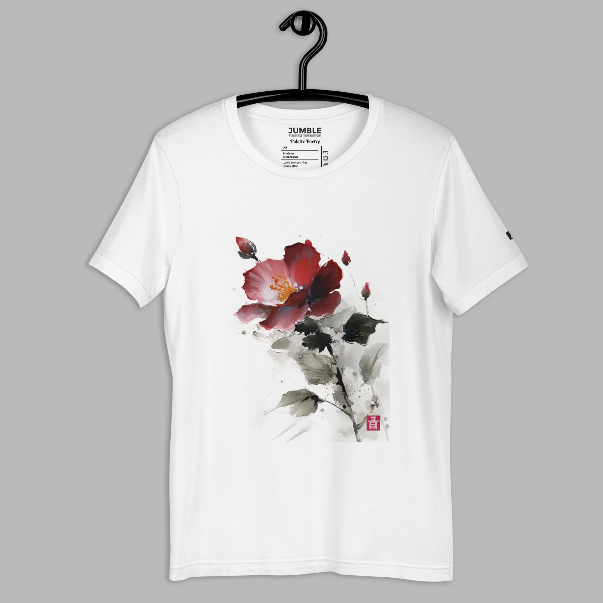 Palette Poetry Modern Regular Fit T-Shirt | Bella+Canvas - Image 4