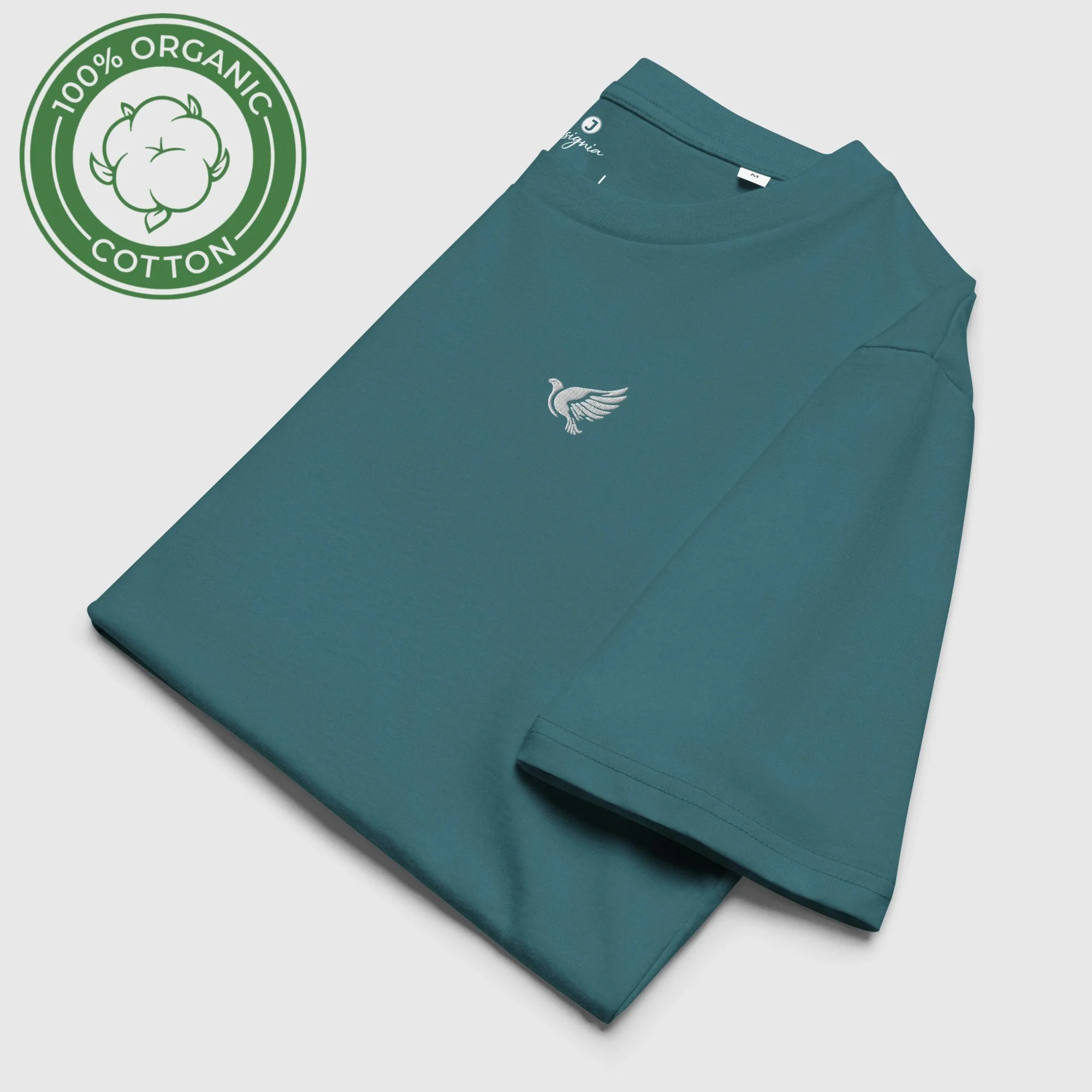PAX Embroidered Premium Organic Cotton Medium Fit T-Shirt | Stanley/Stella - Image 7