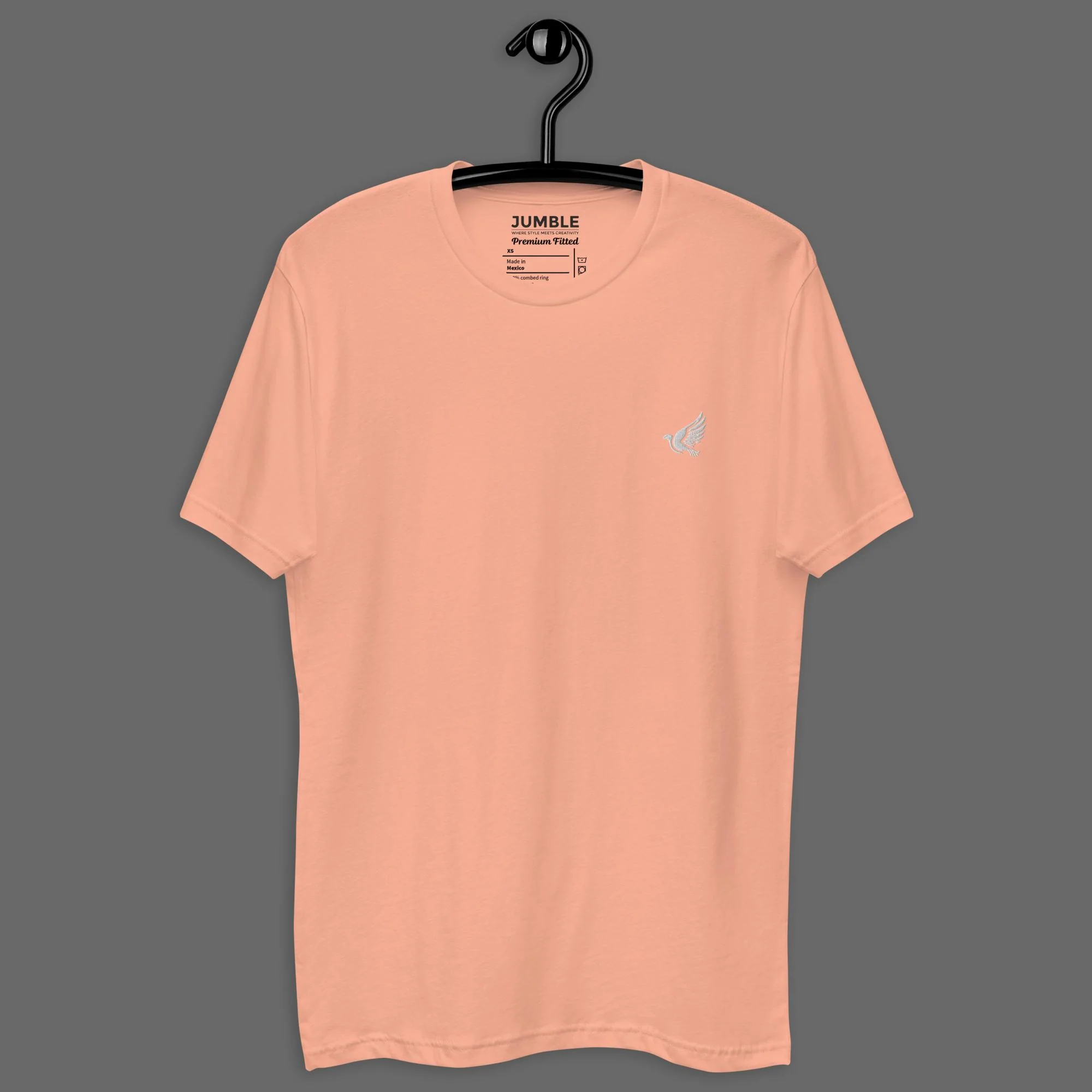 PAX light Men’s Premium Fitted Embroidered T-Shirt | Next Level - Image 3