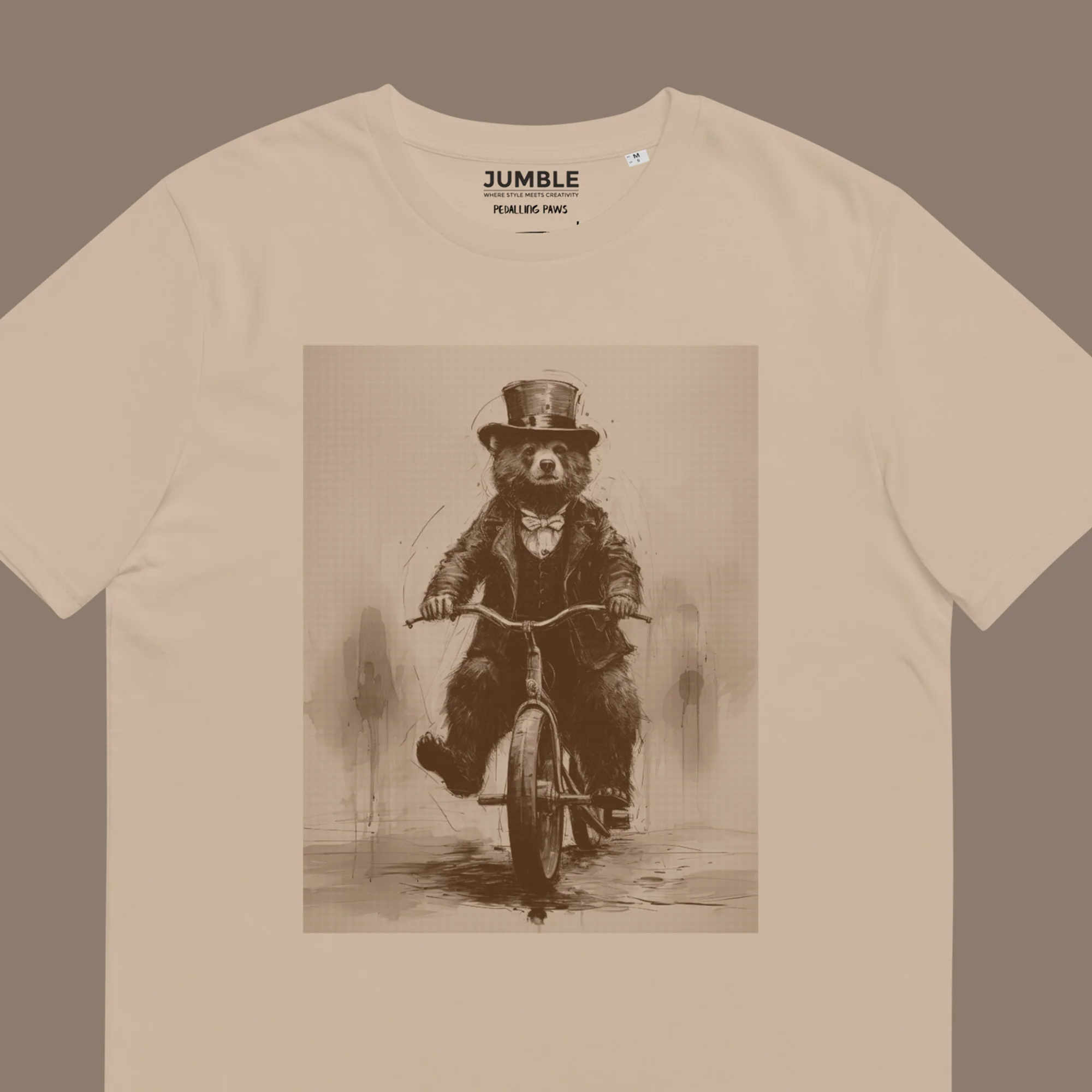 Pedalling Paws organic cotton T-Shirt | Stanley/Stella - Image 3