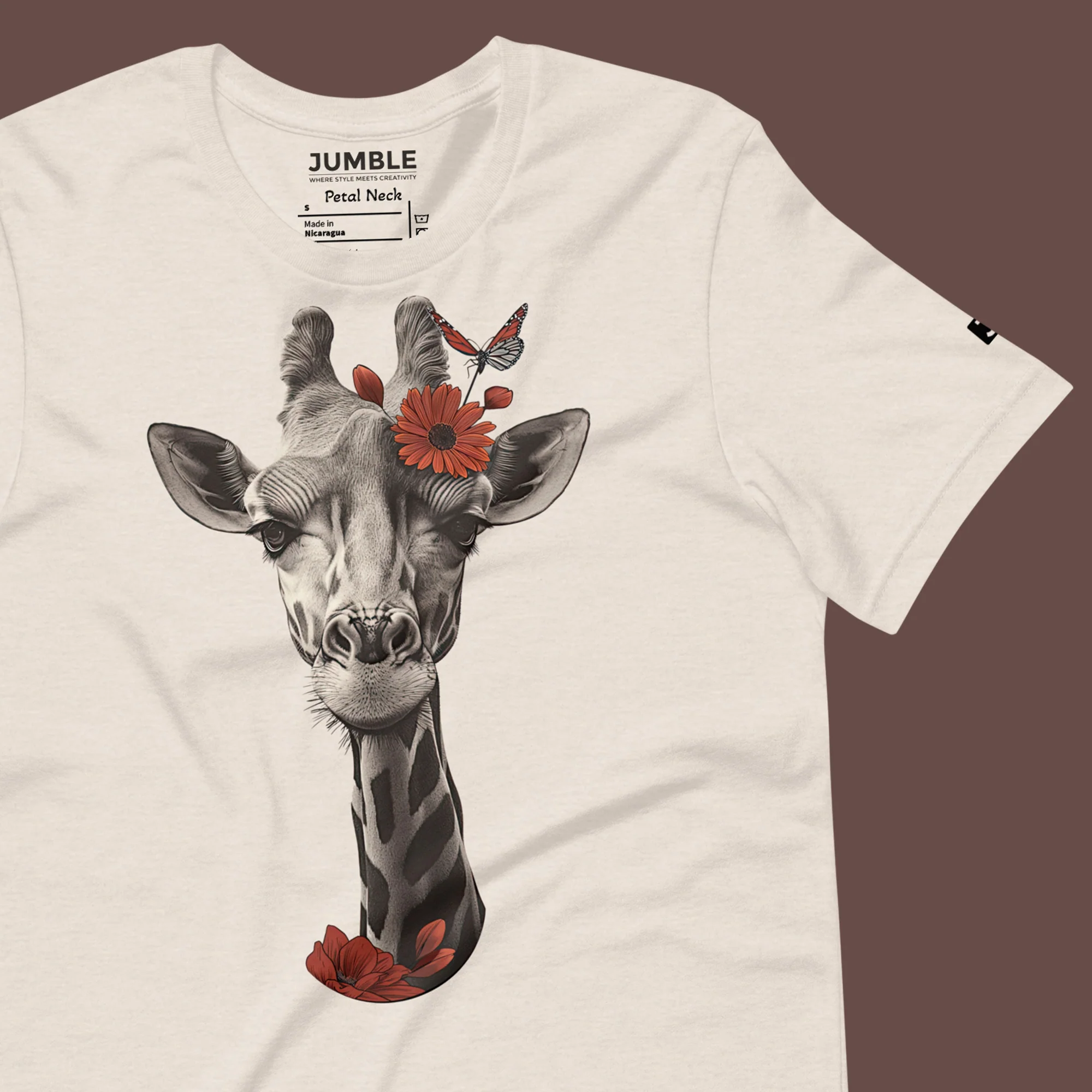 Petal Neck Modern Regular Fit T-Shirt | Bella+Canvas - Image 4