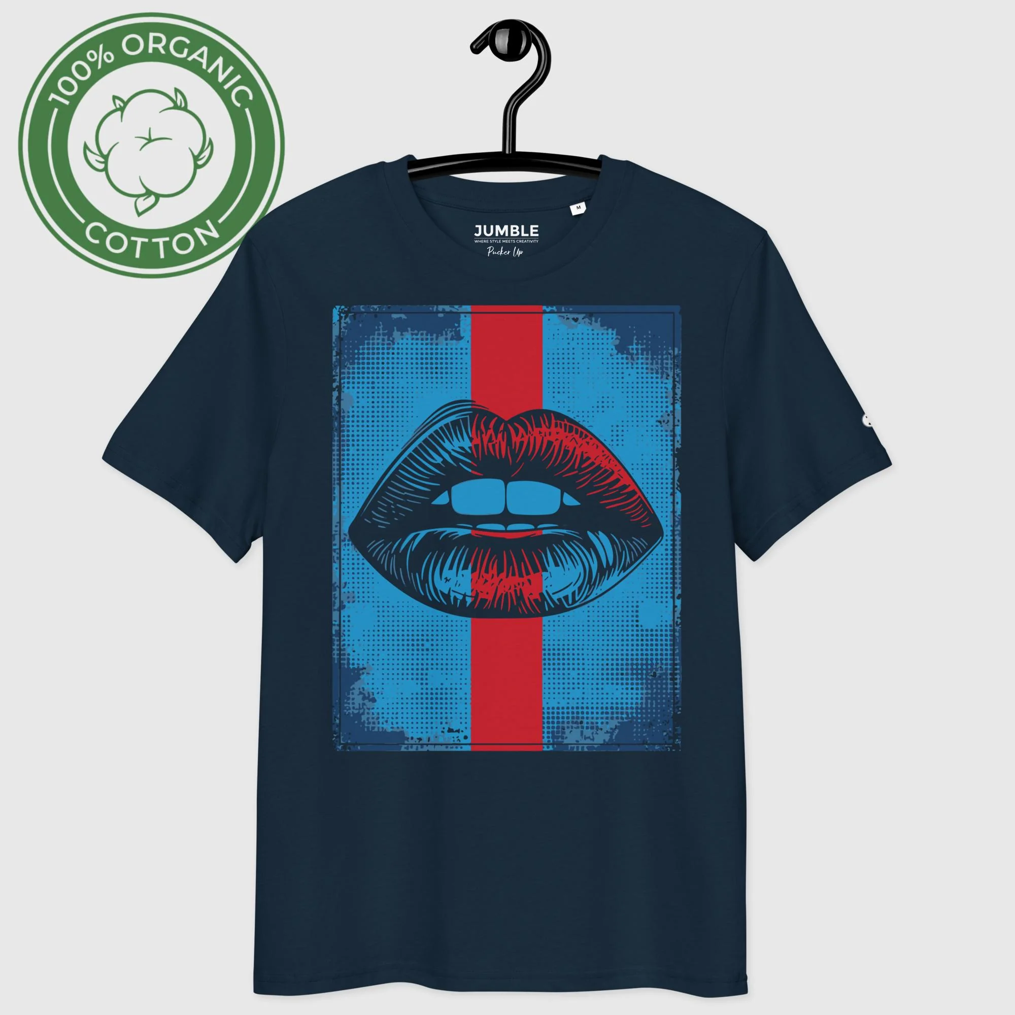 Pucker Up Premium Organic Cotton Medium Fit T-Shirt | Stanley/Stella