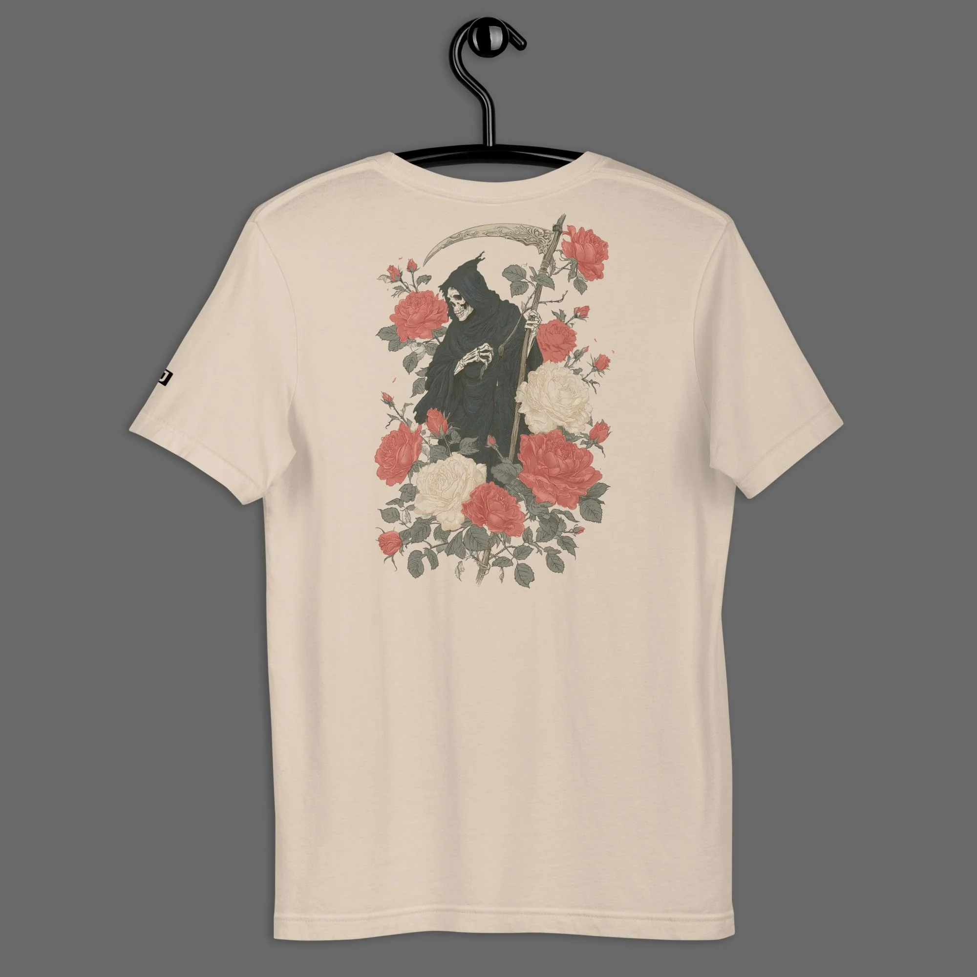 Reaper Bloom Modern Regular Fit T-Shirt (back print) | Bella+Canvas - Image 3