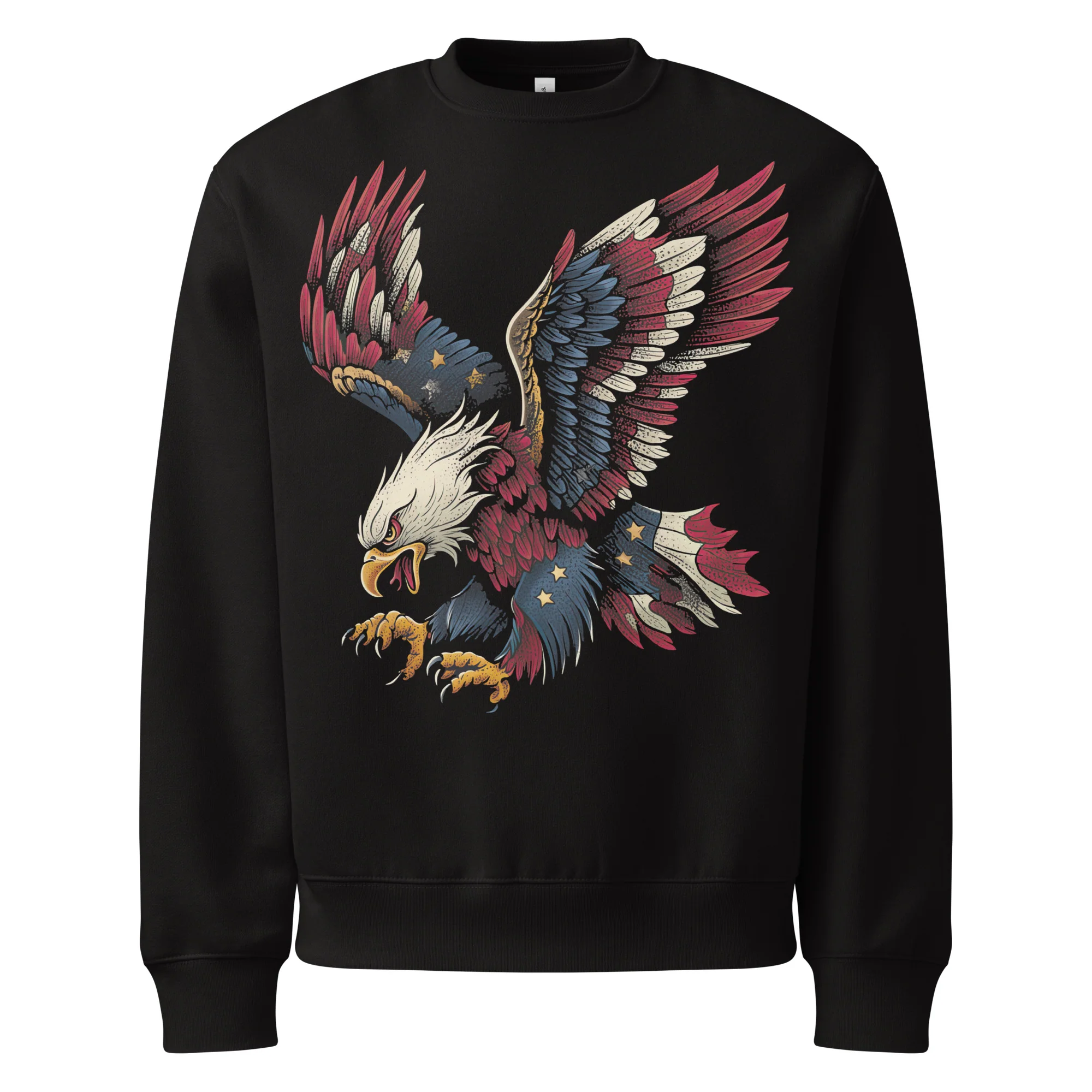 Rebel Wing Oversized Heavyweight Sweatshirt | Bella + Canvas - Image 3