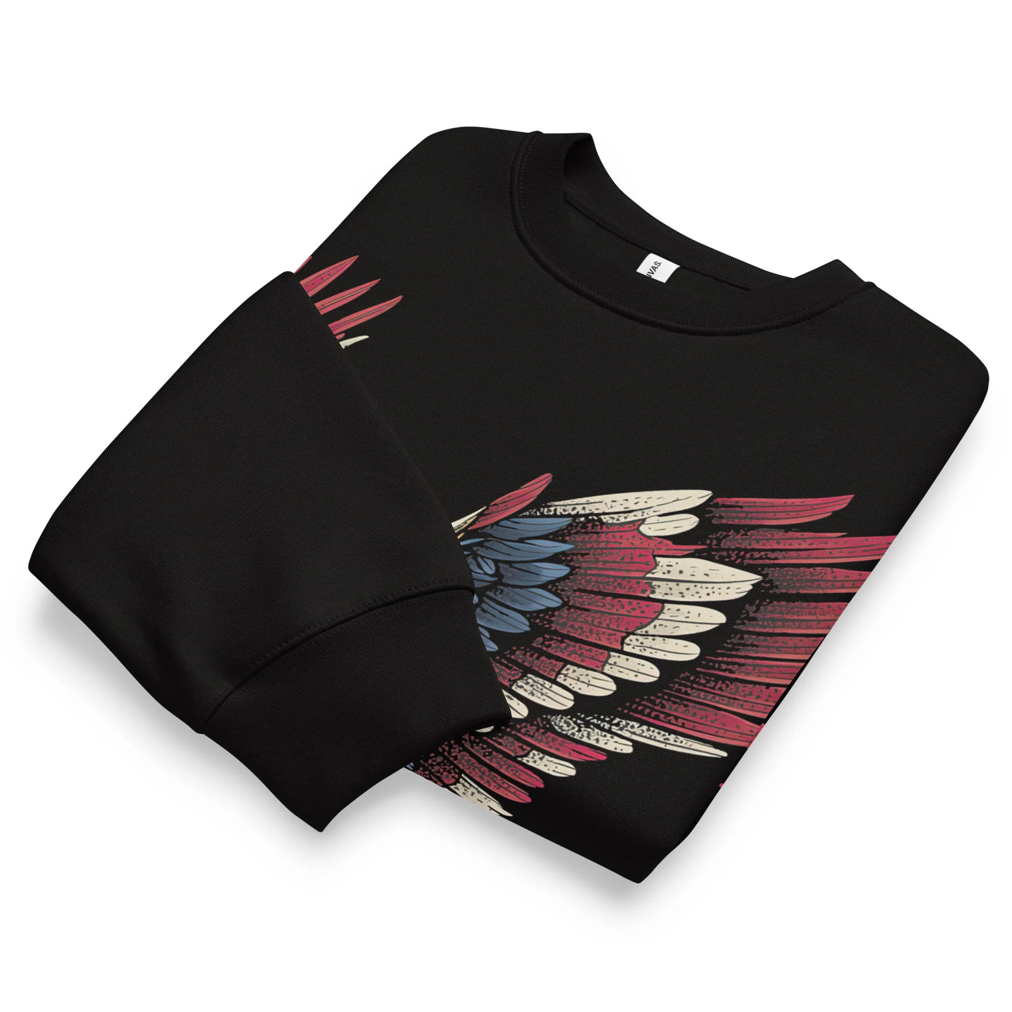 Rebel Wing Oversized Heavyweight Sweatshirt | Bella + Canvas - Image 4