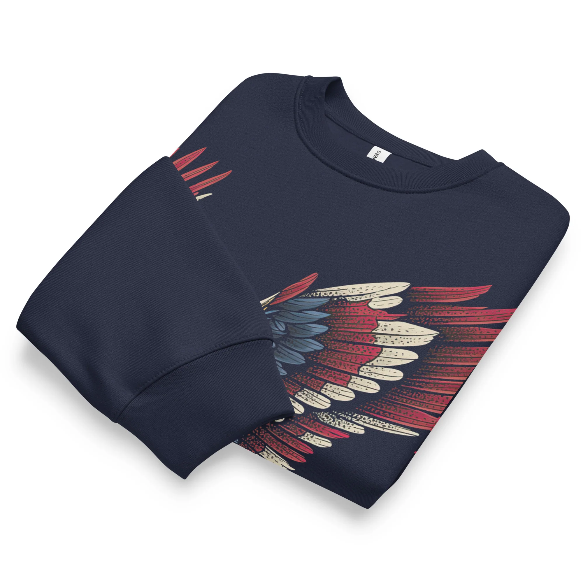 Rebel Wing Oversized Heavyweight Sweatshirt | Bella + Canvas - Image 6