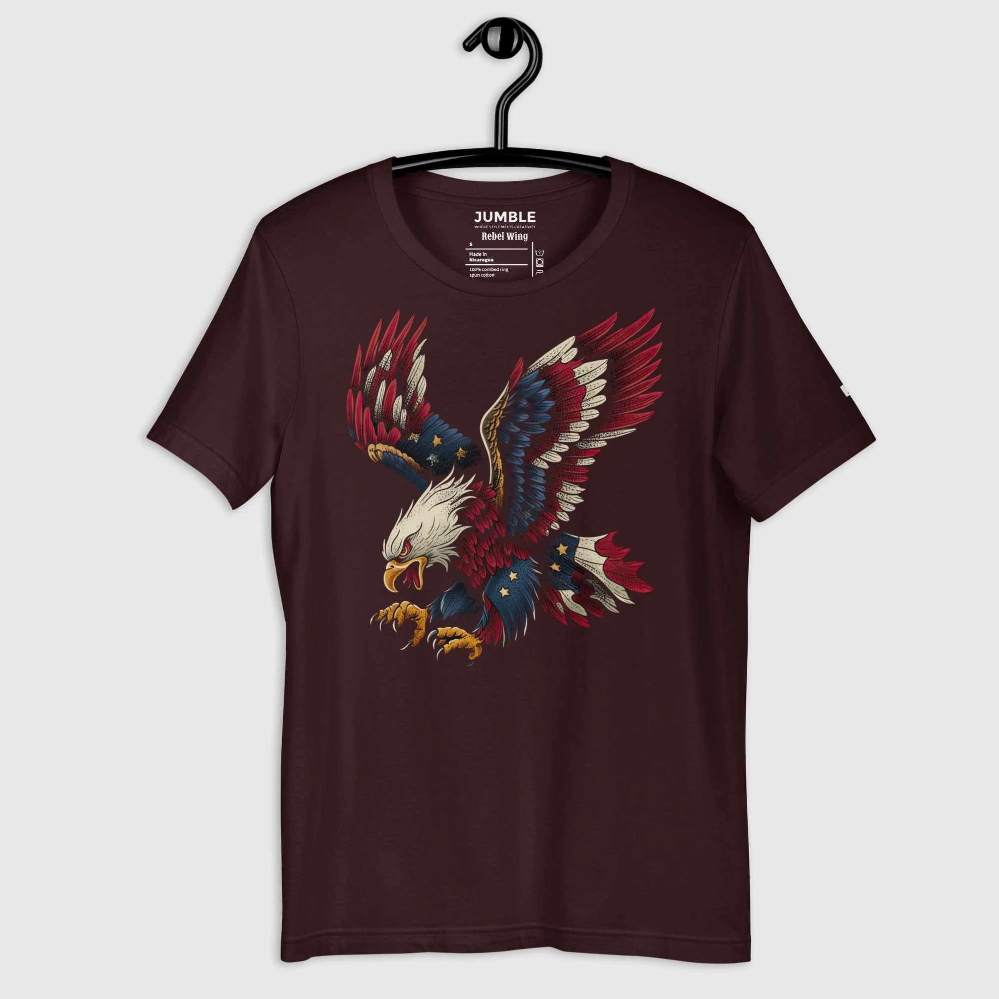 Rebel Wing Modern Regular Fit T-Shirt | Bella+Canvas - Image 3