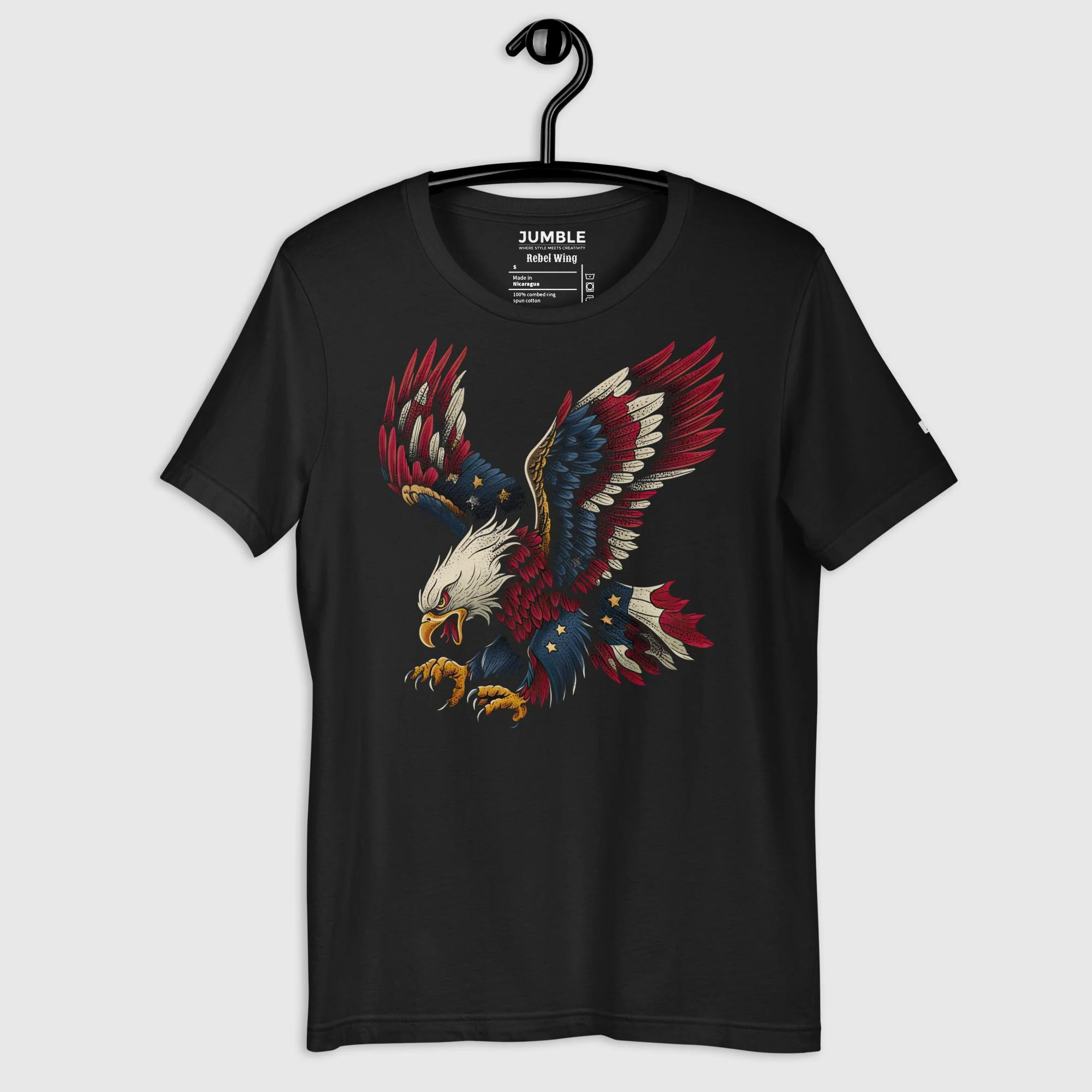 Rebel Wing Modern Regular Fit T-Shirt | Bella+Canvas - Image 4
