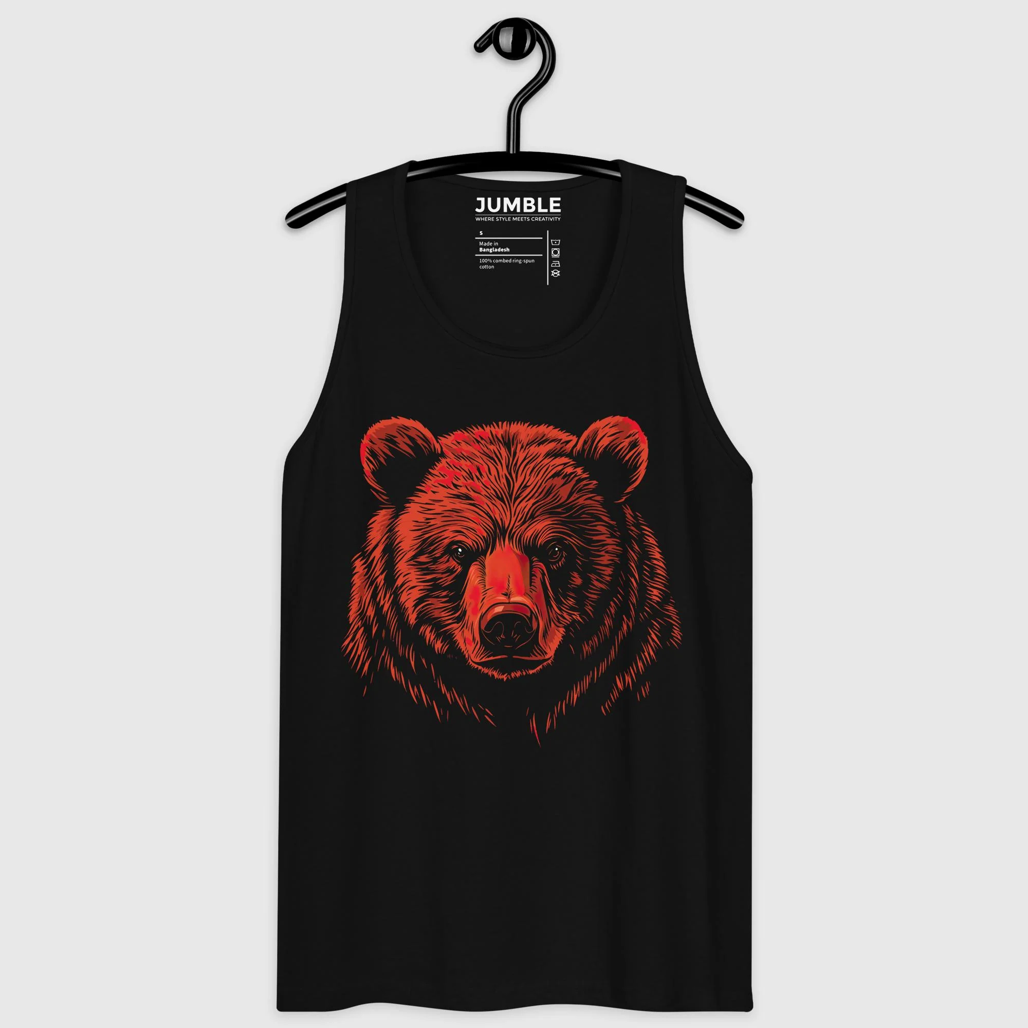 Red Titan Men's Premium Tank Top | Cotton Heritage