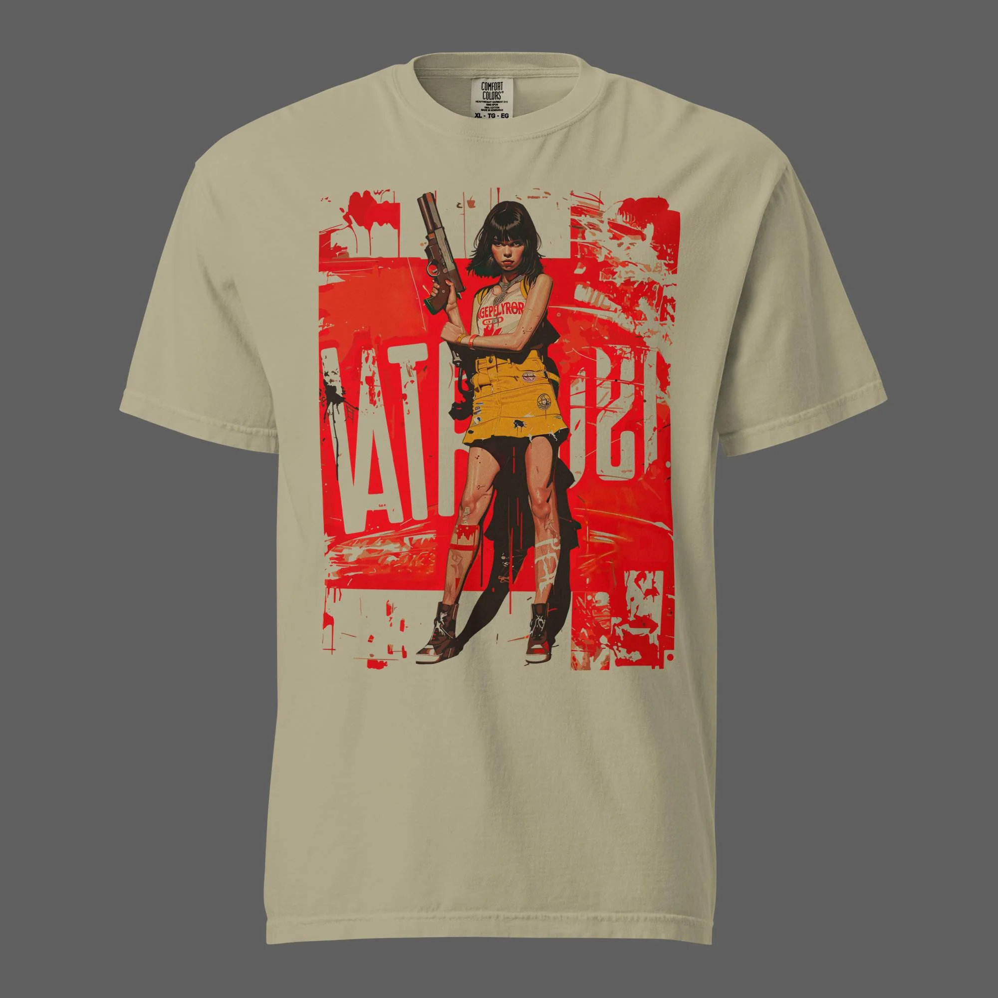 Riot Queen heavyweight T-Shirt | Comfort Colors - Image 6