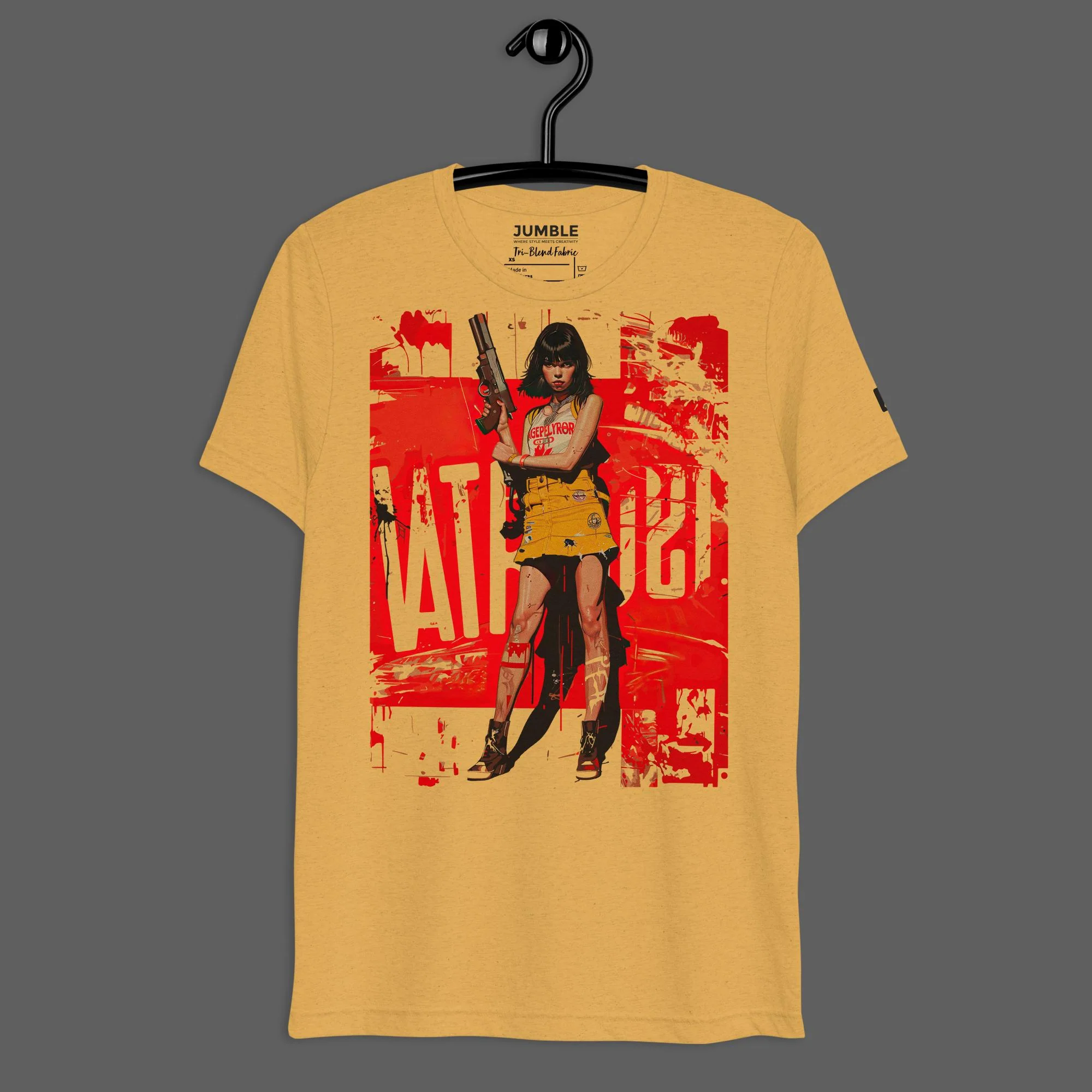 Riot Queen Short sleeve T-Shirt | Tri-Blend