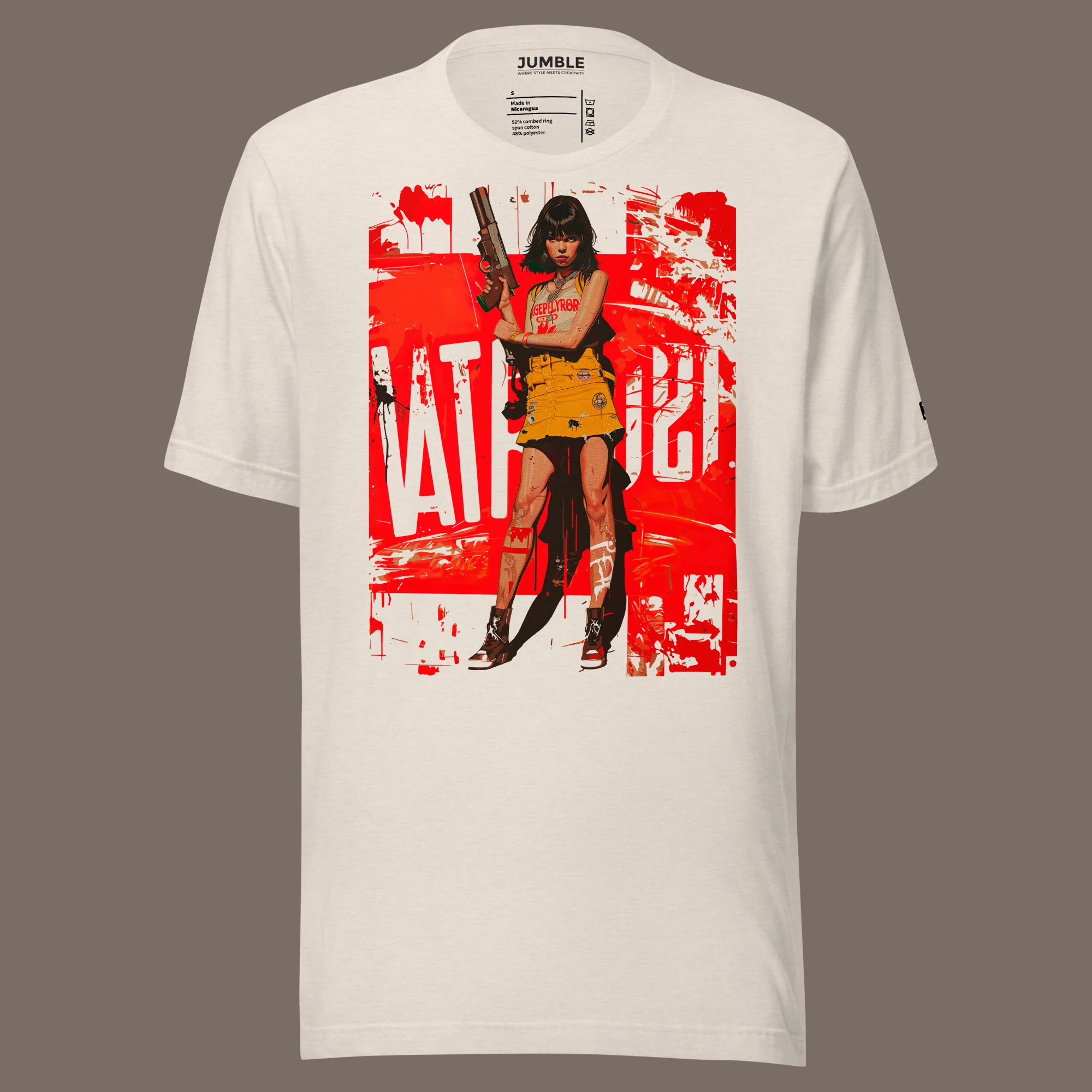 Riot Queen Modern Regular Fit T-Shirt | Bella+Canvas - Image 25