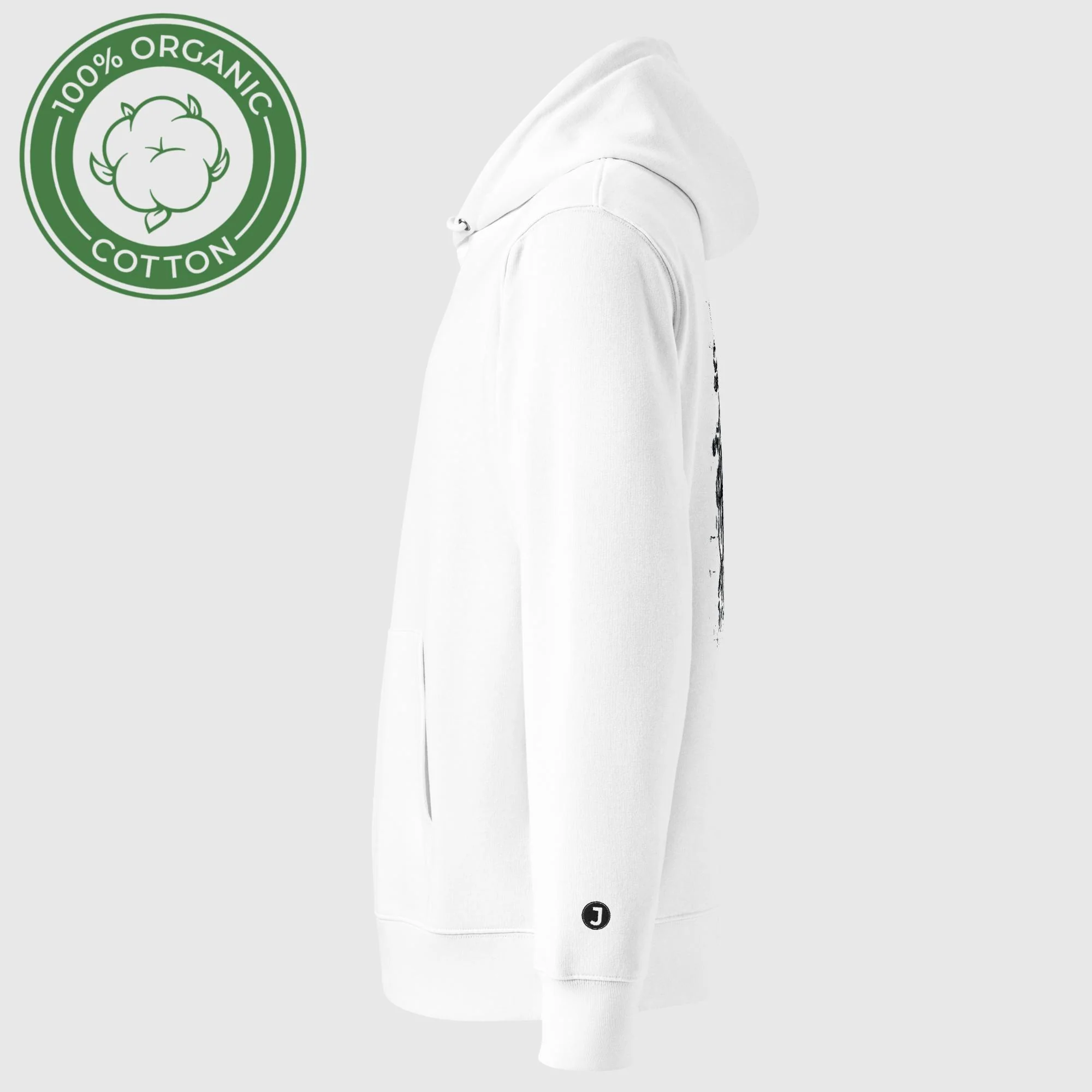 Rise Premium Essential Eco Hoodie (back print) | Stanley/Stella - Image 3