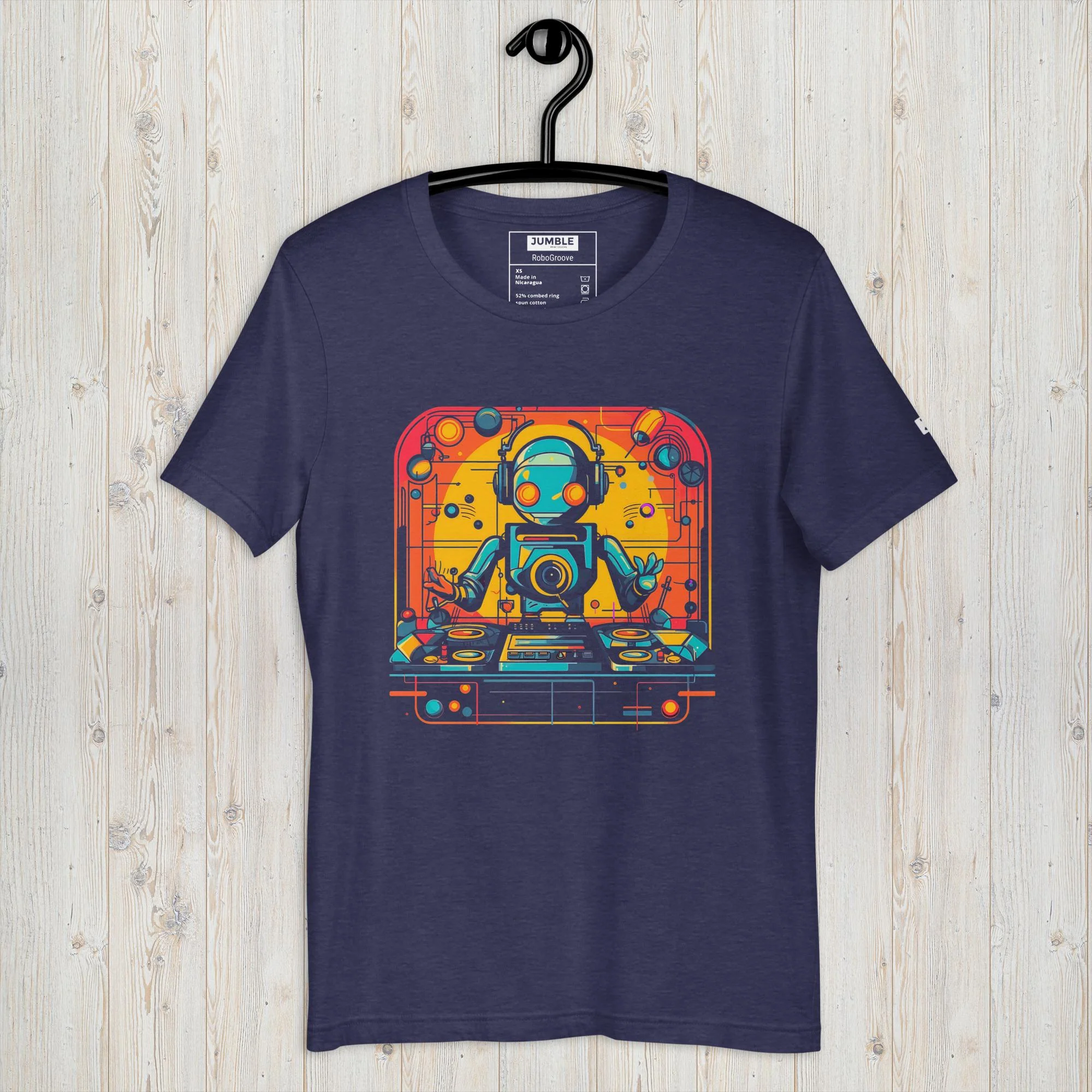 RoboGroove Modern Regular Fit T-Shirt | Bella+Canvas - Image 4